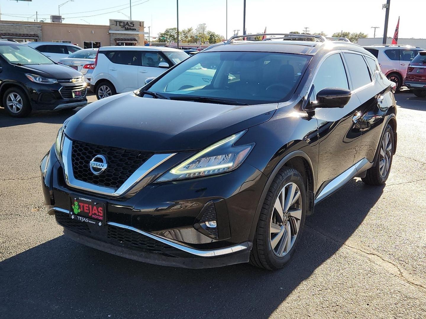 2019 BLACK Nissan Murano SL (5N1AZ2MJ3KN) with an 3.5L V-6 DOHC, variable valve control, regular unleaded, engine with 260HP engine, located at 4110 Avenue Q, Lubbock, 79412, 33.556553, -101.855820 - 10/28/2025 KEY IN ENVELOPE GOD - Photo#3