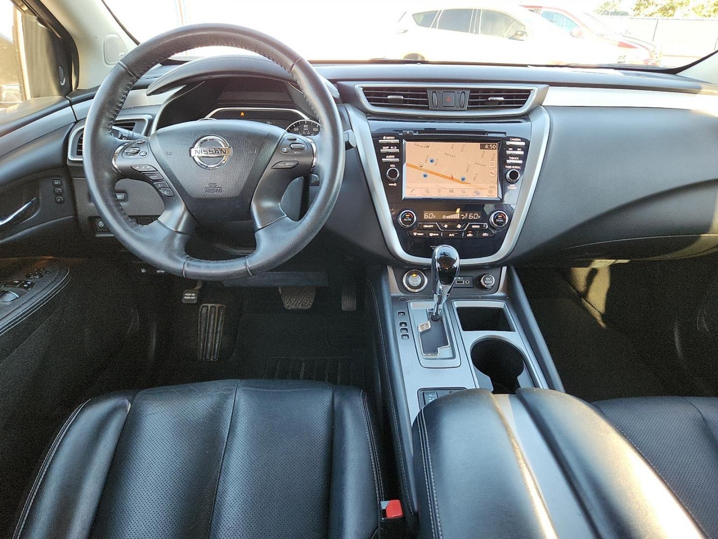 2019 BLACK Nissan Murano SL (5N1AZ2MJ3KN) with an 3.5L V-6 DOHC, variable valve control, regular unleaded, engine with 260HP engine, located at 4110 Avenue Q, Lubbock, 79412, 33.556553, -101.855820 - 10/28/2025 KEY IN ENVELOPE GOD - Photo#5