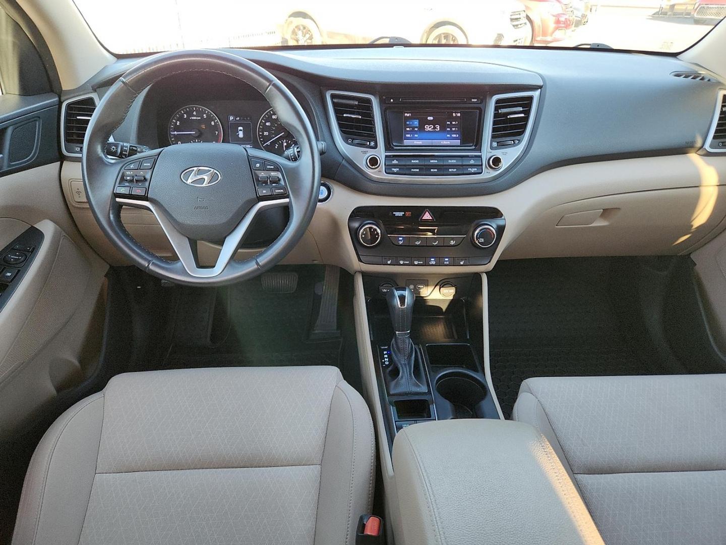 2017 RED Hyundai Tucson Sport (KM8J33A21HU) with an 1.6L I-4 gasoline direct injection, DOHC, D-CVVT variable valve control, intercooled turbo, regular unleaded, engine with 175HP engine, located at 4110 Avenue Q, Lubbock, 79412, 33.556553, -101.855820 - 11/06/2025 KEY IN ENVELOPE GOD - Photo#5