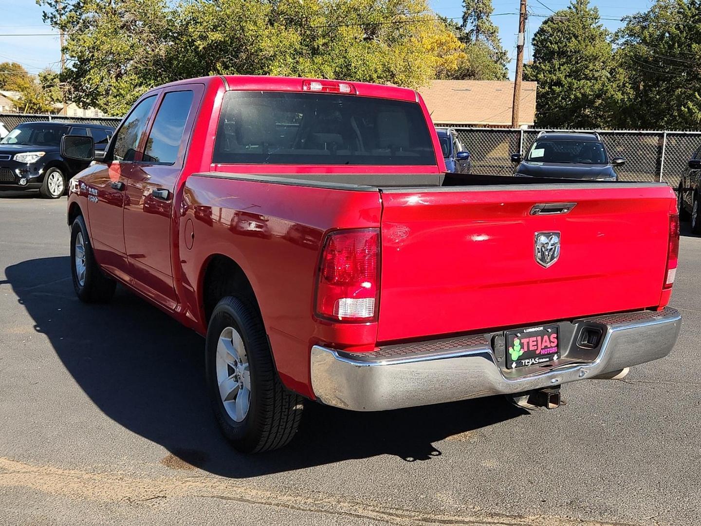 2018 RED Ram 1500 Tradesman Crew Cab 4x2 5'7" Box (3C6RR6KT9JG) with an HEMI 5.7L V-8 variable valve control, regular unleaded, engine with cylinder deactivation and 395HP engine, located at 4110 Avenue Q, Lubbock, 79412, 33.556553, -101.855820 - 11/04/2025 KEY IN ENVELOPE GOD - Photo#2