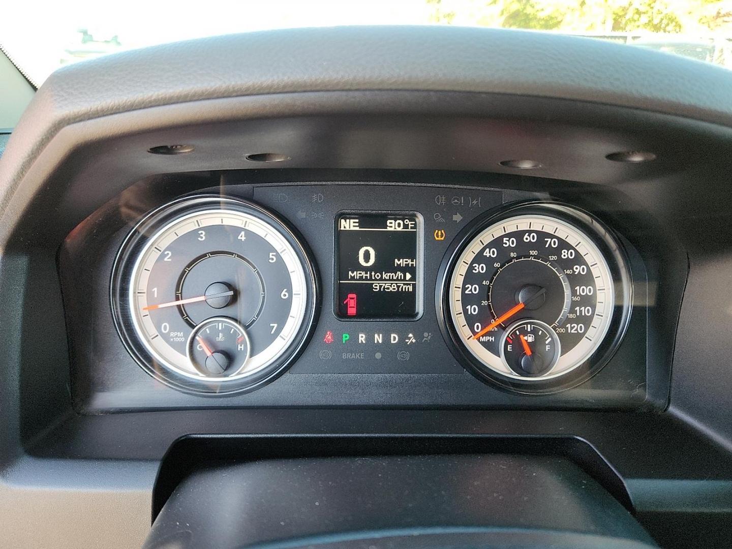 2018 RED Ram 1500 Tradesman Crew Cab 4x2 5'7" Box (3C6RR6KT9JG) with an HEMI 5.7L V-8 variable valve control, regular unleaded, engine with cylinder deactivation and 395HP engine, located at 4110 Avenue Q, Lubbock, 79412, 33.556553, -101.855820 - 11/04/2025 KEY IN ENVELOPE GOD - Photo#9