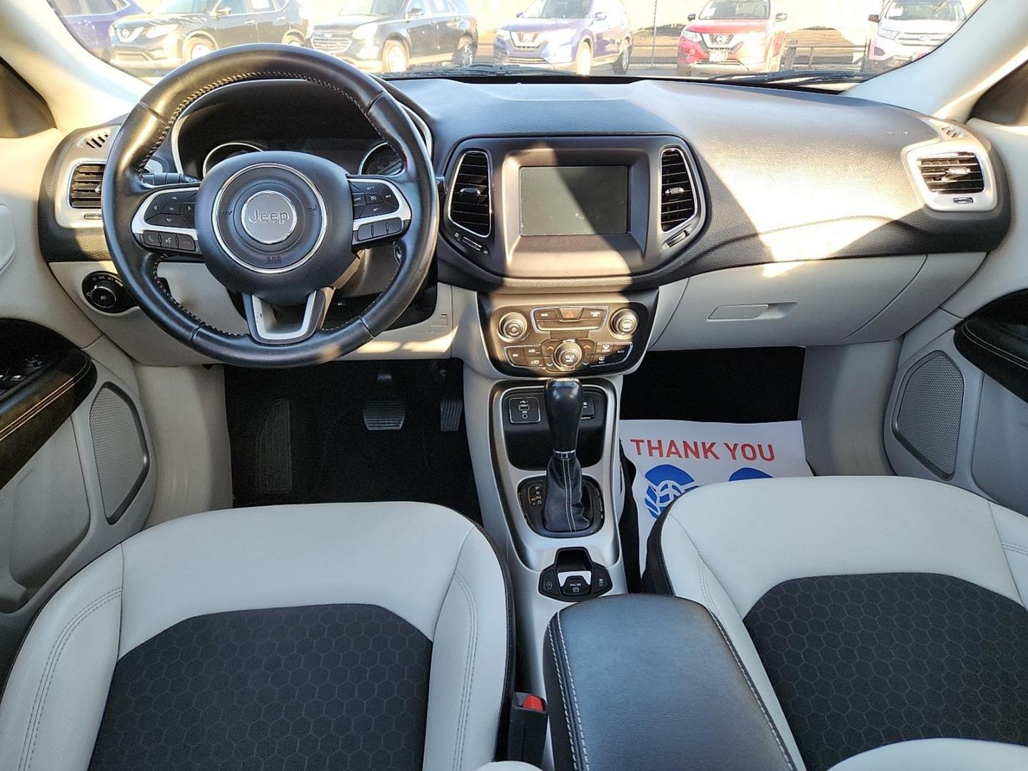 2019 SILVER Jeep Compass Sun and Wheel FWD (3C4NJCBB1KT) with an 2.4L I-4 variable valve control, regular unleaded, engine with 180HP engine, located at 4110 Avenue Q, Lubbock, 79412, 33.556553, -101.855820 - Photo#5