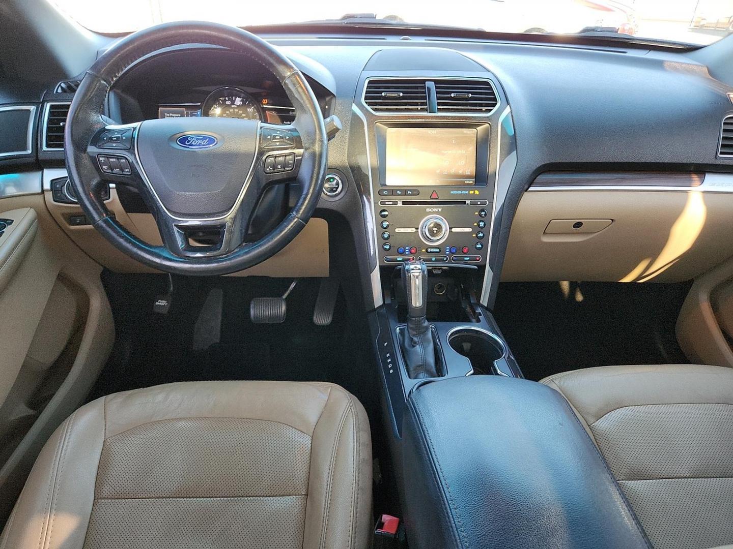 2016 RED Ford Explorer Limited (1FM5K7FH7GG) with an EcoBoost 2.3L I-4 gasoline direct injection, DOHC, variable valve control, intercooled turbo, premium unleaded, engine with 280HP engine, located at 4110 Avenue Q, Lubbock, 79412, 33.556553, -101.855820 - Photo#5