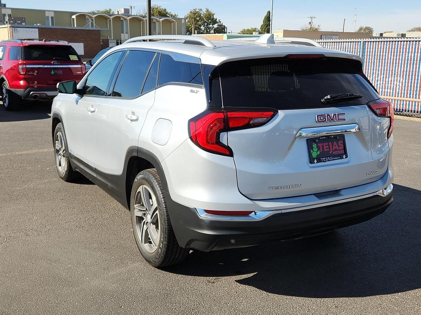 2020 SILVER GMC Terrain AWD SLT (3GKALVEV8LL) with an 1.5L I-4 gasoline direct injection, DOHC, variable valve control, intercooled turbo, regular unleaded, engine with 170HP engine, located at 4110 Avenue Q, Lubbock, 79412, 33.556553, -101.855820 - 11/04/2025 KEY IN ENVELOPE GOD - Photo#2