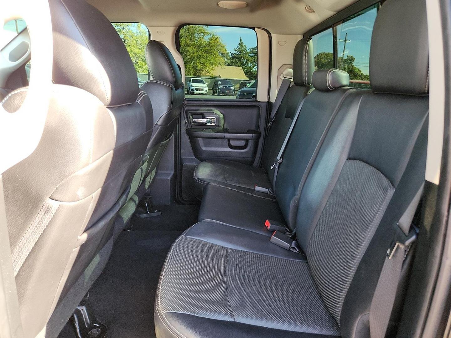 2017 BLACK Ram 1500 Laramie Quad Cab 4x2 6'4" Box (1C6RR6JT9HS) with an HEMI 5.7L V-8 variable valve control, regular unleaded, engine with cylinder deactivation and 395HP engine, located at 4110 Avenue Q, Lubbock, 79412, 33.556553, -101.855820 - 11/04/2025 KEY IN ENVELOPE GOD - Photo#4