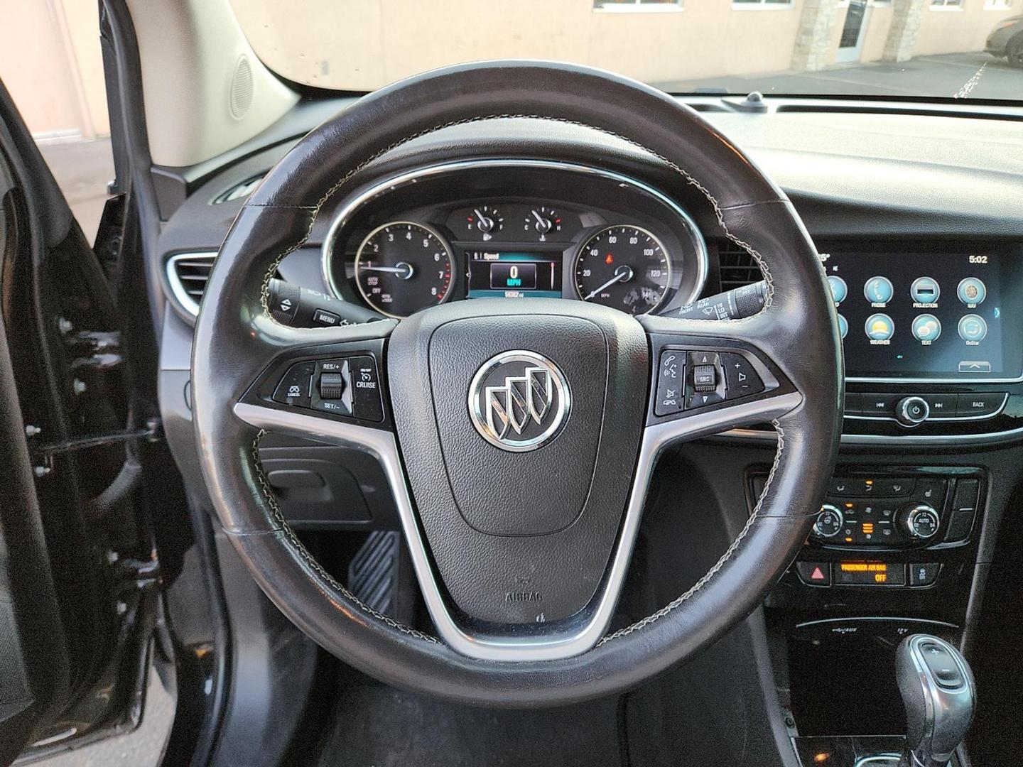 2019 BLACK Buick Encore FWD Essence (KL4CJCSM8KB) with an 1.4L I-4 gasoline direct injection, DOHC, VVT variable valve control, intercooled turbo, regular unleaded, engine with 153HP engine, located at 4110 Avenue Q, Lubbock, 79412, 33.556553, -101.855820 - 11/29/2025 KEY IN ENVELOPE GOD - Photo#10