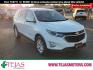 2018 WHITE Chevrolet Equinox LT (2GNAXJEV6J6) with an 1.5L I-4 gasoline direct injection, DOHC, VVT variable valve control, intercooled turbo, regular unleaded, engine with 170HP engine, located at 4110 Avenue Q, Lubbock, 79412, 33.556553, -101.855820 - 11/07/2025 KEY IN ENVELOPE GOD - Photo#0