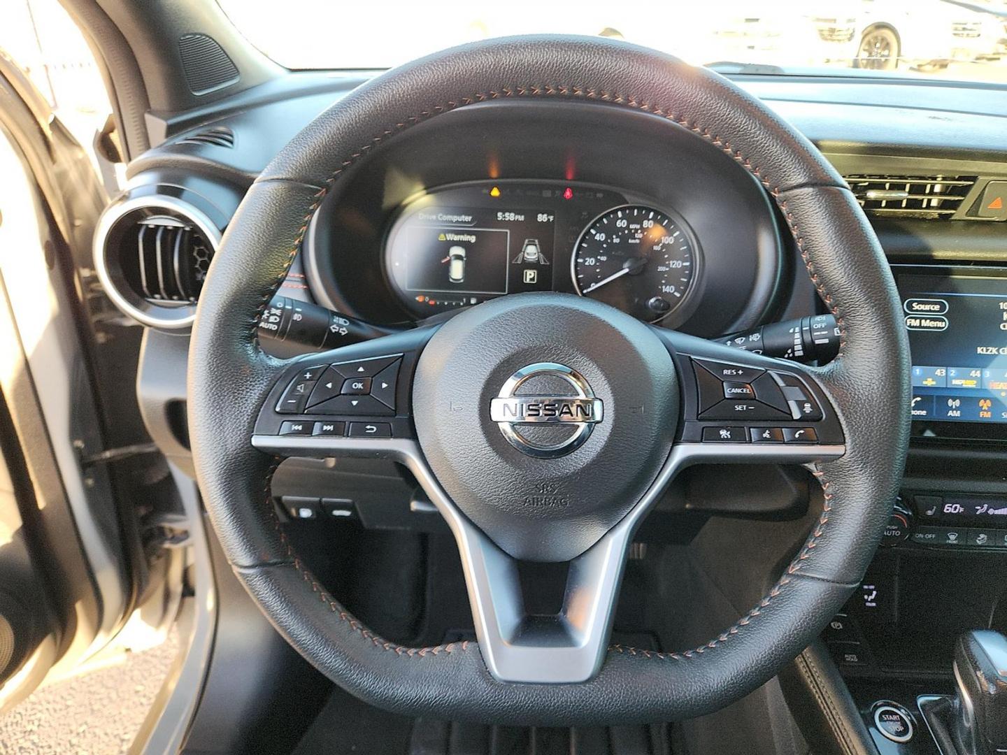 2021 Super Black - KH3 /Charcoal - G Nissan Kicks SR Xtronic CVT (3N1CP5DVXML) with an 1.6L I-4 DOHC, CVTCS variable valve control, regular unleaded, engine with 122HP engine, located at 4110 Avenue Q, Lubbock, 79412, 33.556553, -101.855820 - 11/08/2025 KEY IN ENVELOPE GOD - Photo#10