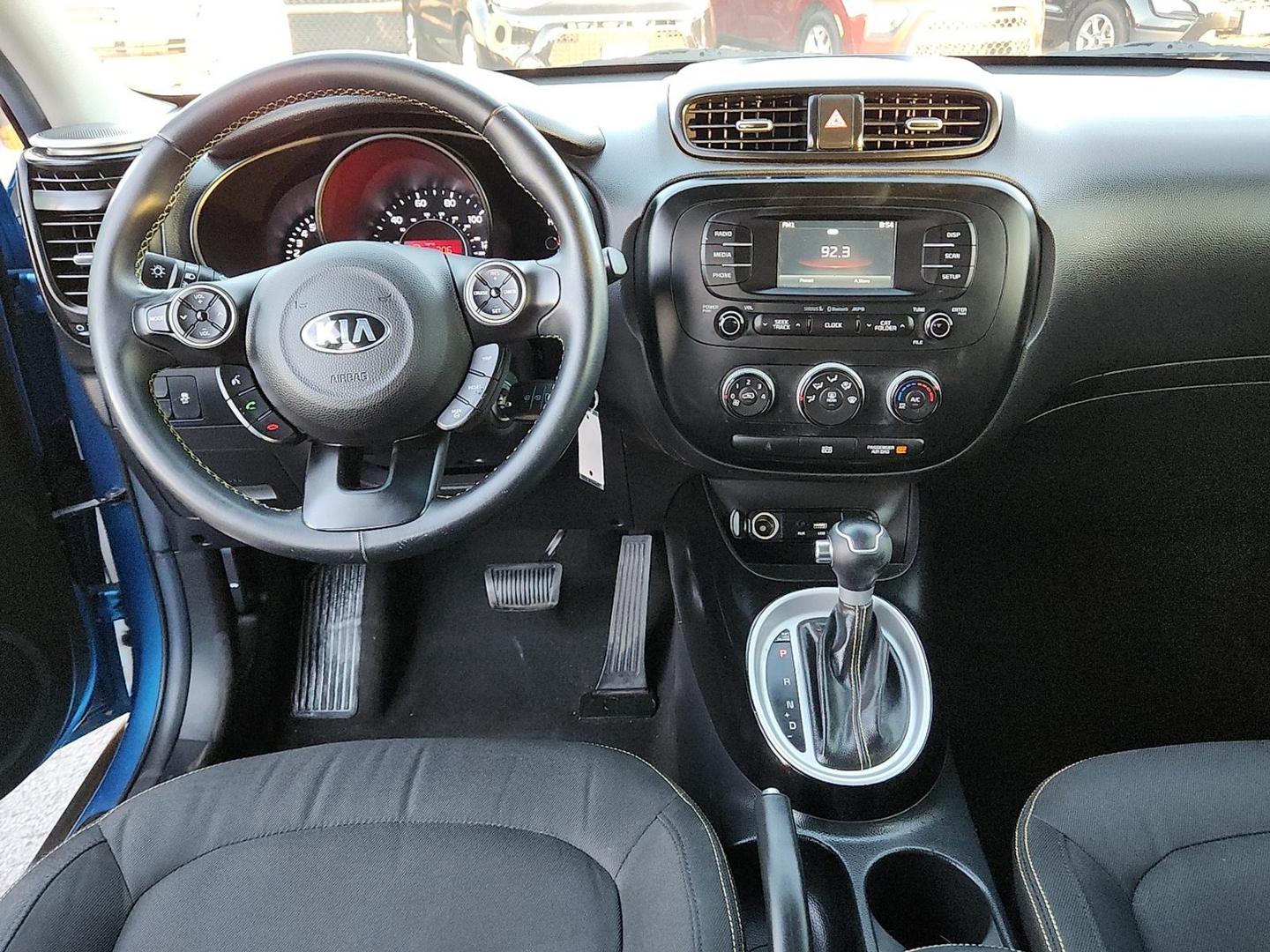 2016 BLUE Kia Soul + (KNDJP3A5XG7) with an 2L I-4 gasoline direct injection, DOHC, variable valve control, regular unleaded, engine with 164HP engine, located at 4110 Avenue Q, Lubbock, 79412, 33.556553, -101.855820 - Photo#5