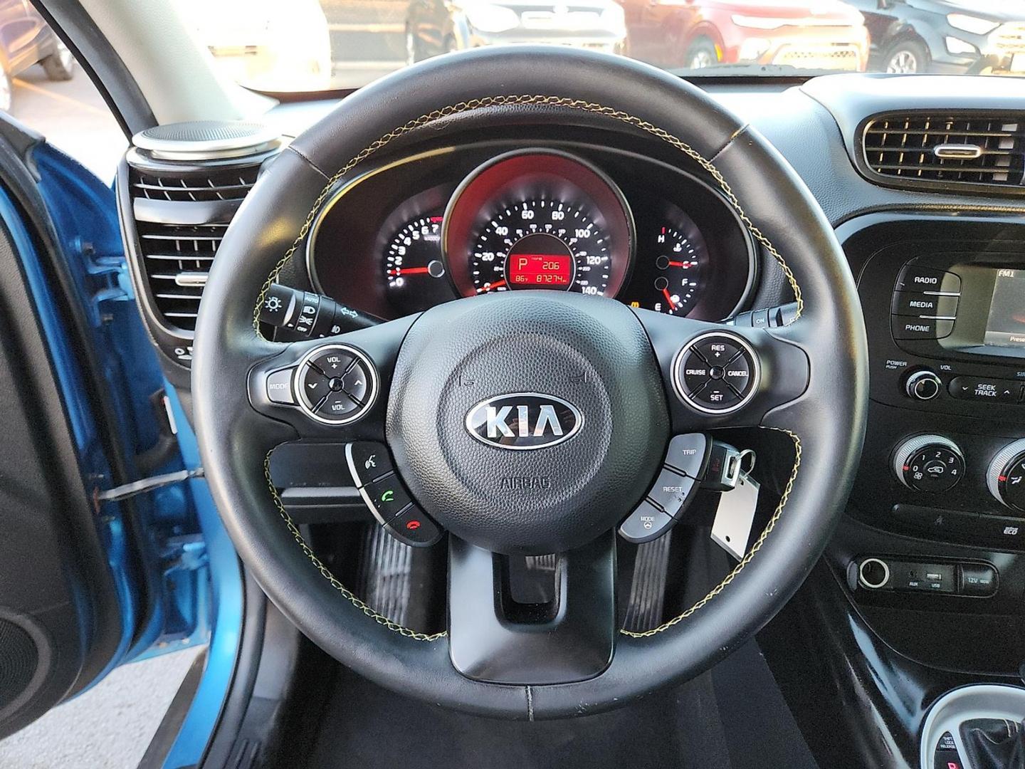 2016 BLUE Kia Soul + (KNDJP3A5XG7) with an 2L I-4 gasoline direct injection, DOHC, variable valve control, regular unleaded, engine with 164HP engine, located at 4110 Avenue Q, Lubbock, 79412, 33.556553, -101.855820 - Photo#10