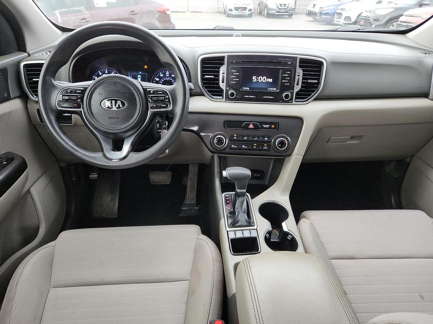 2018 RED Kia Sportage LX (KNDPMCAC0J7) with an Theta II 2.4L I-4 gasoline direct injection, DOHC, D-CVVT variable valve control, regular unleaded, engine with 181HP engine, located at 4110 Avenue Q, Lubbock, 79412, 33.556553, -101.855820 - 11/20/2025 key in envelope god - Photo#5