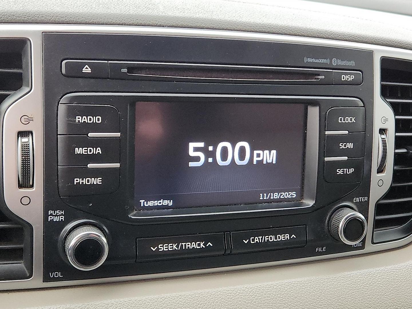 2018 RED Kia Sportage LX (KNDPMCAC0J7) with an Theta II 2.4L I-4 gasoline direct injection, DOHC, D-CVVT variable valve control, regular unleaded, engine with 181HP engine, located at 4110 Avenue Q, Lubbock, 79412, 33.556553, -101.855820 - 11/20/2025 key in envelope god - Photo#8