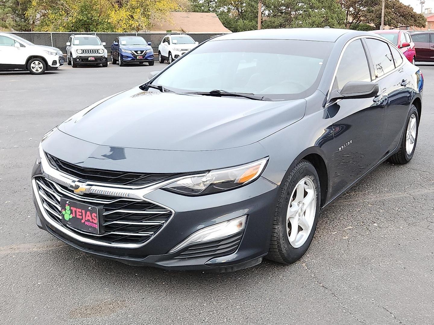2020 Shadow Gray Metallic - GJI /Dark Atmosphere/Medium Ash Gray - H1H Chevrolet Malibu FWD LS (1G1ZB5ST5LF) with an ECOTEC 1.5L I-4 gasoline direct injection, DOHC, VVT variable valve control, intercooled turbo, regular unleaded, engine with 160HP engine, located at 4110 Avenue Q, Lubbock, 79412, 33.556553, -101.855820 - 11/20/2025 KEY IN ENVELOPE GOD - Photo#3