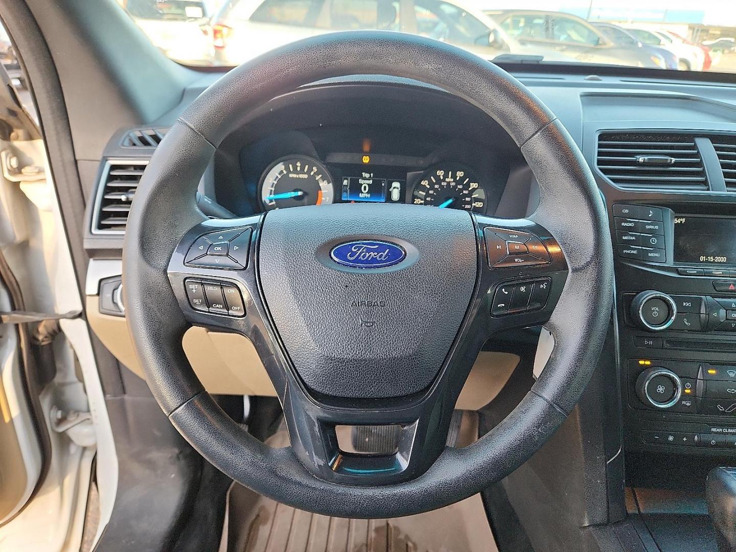 2017 White Ford Explorer (1FM5K7B88HG) with an 3.5L Ti-VCT V6 Flex Fuel Engine engine, located at 4110 Avenue Q, Lubbock, 79412, 33.556553, -101.855820 - Photo#10