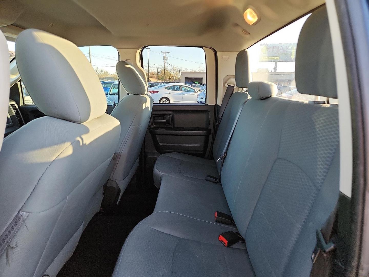 2017 BLACK Ram 1500 Express Quad Cab 4x2 6'4" Box (1C6RR6FT7HS) with an HEMI 5.7L V-8 variable valve control, regular unleaded, engine with cylinder deactivation and 395HP engine, located at 4110 Avenue Q, Lubbock, 79412, 33.556553, -101.855820 - Photo#4