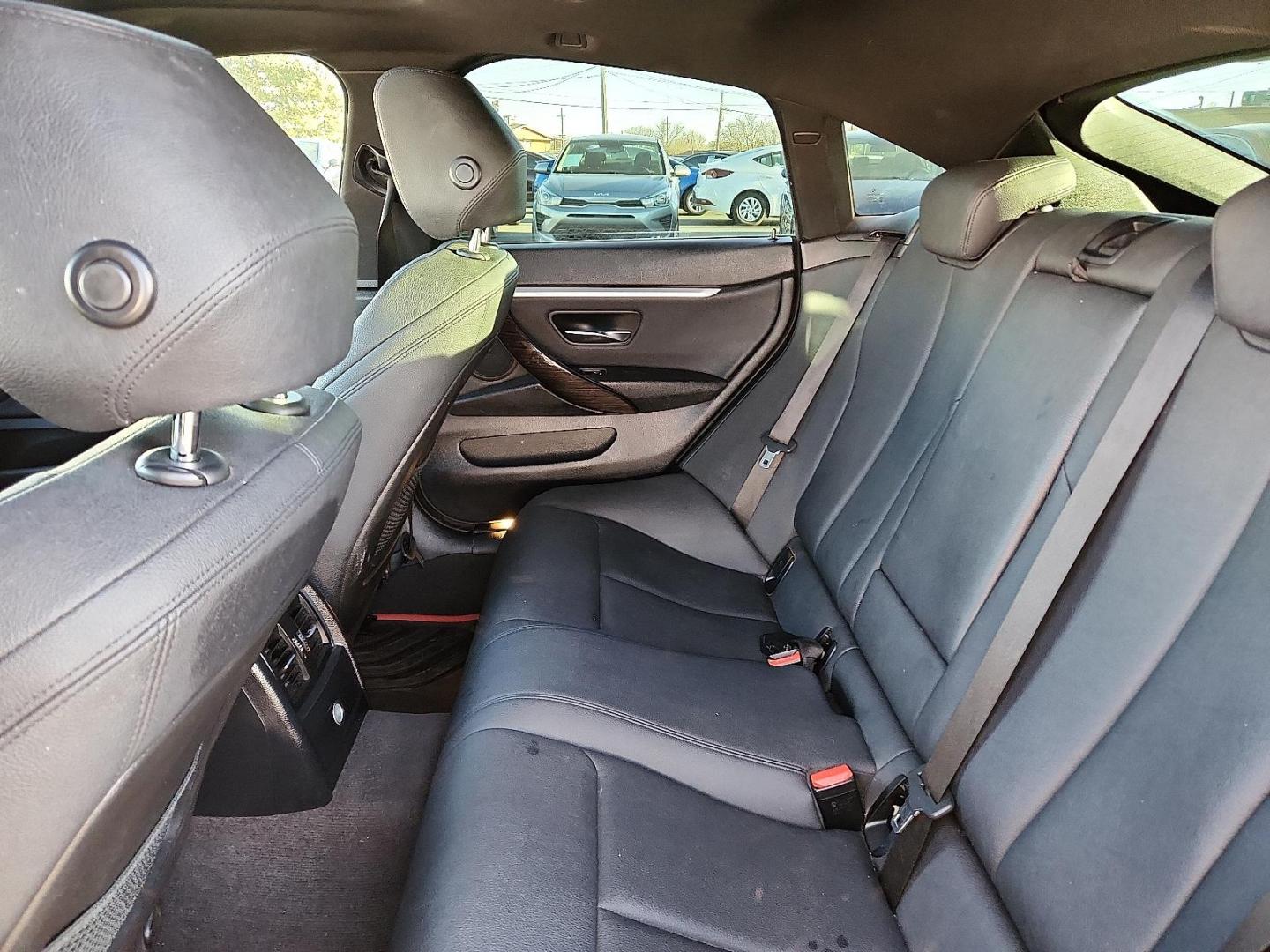 2018 BLACK BMW 430i Gran Coupe xDrive (WBA4J3C54JB) with an 2L I-4 gasoline direct injection, DOHC, variable valve control, intercooled turbo, premium unleaded, engine with 248HP engine, located at 4110 Avenue Q, Lubbock, 79412, 33.556553, -101.855820 - 12/12/2025 KEY IN ENVELOPE GOD - Photo#4