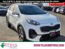 2020 WHITE Kia Sportage LX (KNDPM3AC5L7) with an Theta II 2.4L I-4 gasoline direct injection, DOHC, D-CVVT variable valve control, regular unleaded, engine with 181HP engine, located at 4110 Avenue Q, Lubbock, 79412, 33.556553, -101.855820 - 12/26/2025 KEY IN ENVELOPE GOD - Photo#0