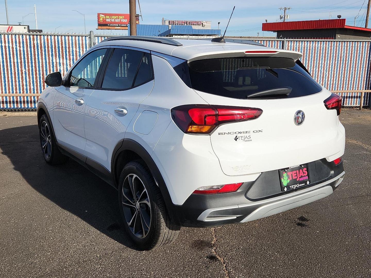 2020 WHITE Buick Encore GX FWD Select (KL4MMDSL0LB) with an ECOTEC 1.3L I-3 gasoline direct injection, DOHC, variable valve control, intercooled turbo, regular unleaded, engine with 155HP engine, located at 4110 Avenue Q, Lubbock, 79412, 33.556553, -101.855820 - 12/26/2025 KEY IN ENVELOPE GOD - Photo#2