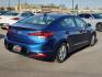 2019 BLUE Hyundai Elantra SEL (5NPD84LF3KH) with an Nu 2L I-4 DOHC, D-CVVT variable valve control, regular unleaded, engine with 147HP engine, located at 4110 Avenue Q, Lubbock, 79412, 33.556553, -101.855820 - 12/31/2025 KEY IN ENVELOPE GOD - Photo#1
