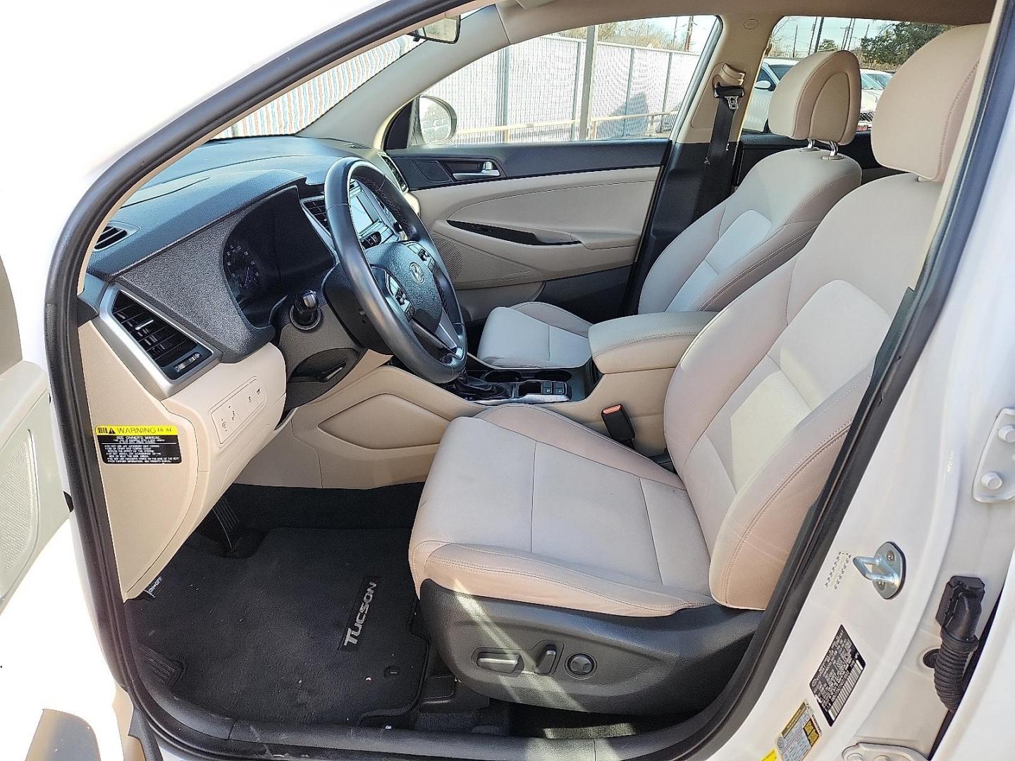 2017 WHITE Hyundai Tucson Sport (KM8J33A21HU) with an 1.6L I-4 gasoline direct injection, DOHC, D-CVVT variable valve control, intercooled turbo, regular unleaded, engine with 175HP engine, located at 4110 Avenue Q, Lubbock, 79412, 33.556553, -101.855820 - 12/31/2025 KEY IN ENVELOPE GOD - Photo#6