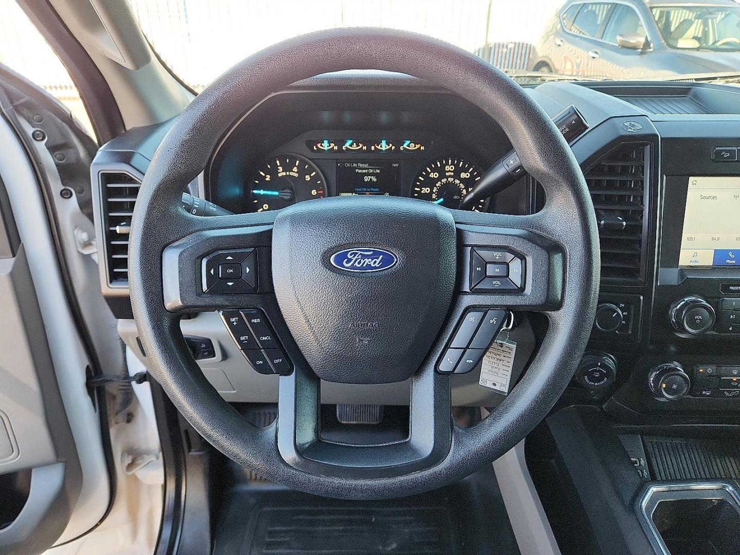 2020 WHITE Ford F-150 XL (1FTEW1E58LK) with an 5L V-8 port/direct injection, DOHC, variable valve control, regular unleaded, engine with 395HP engine, located at 4110 Avenue Q, Lubbock, 79412, 33.556553, -101.855820 - 01/16/2026 KEY IN ENVELOPE GOD - Photo#9