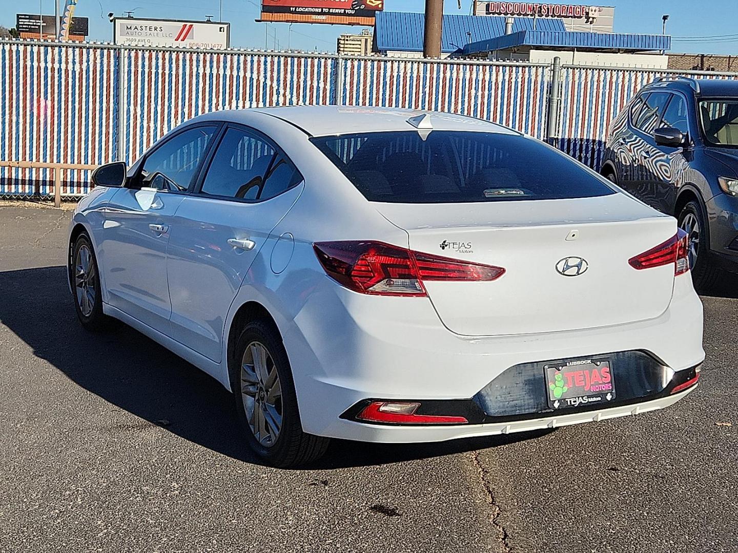 2020 WHITE Hyundai Elantra Value Edition (5NPD84LF9LH) with an Nu 2L I-4 DOHC, D-CVVT variable valve control, regular unleaded, engine with 147HP engine, located at 4110 Avenue Q, Lubbock, 79412, 33.556553, -101.855820 - 01/16/2026 KEY IN ENVELOPE GOD - Photo#2