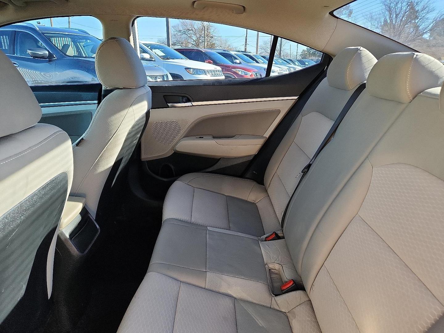 2020 WHITE Hyundai Elantra Value Edition (5NPD84LF9LH) with an Nu 2L I-4 DOHC, D-CVVT variable valve control, regular unleaded, engine with 147HP engine, located at 4110 Avenue Q, Lubbock, 79412, 33.556553, -101.855820 - 01/16/2026 KEY IN ENVELOPE GOD - Photo#4