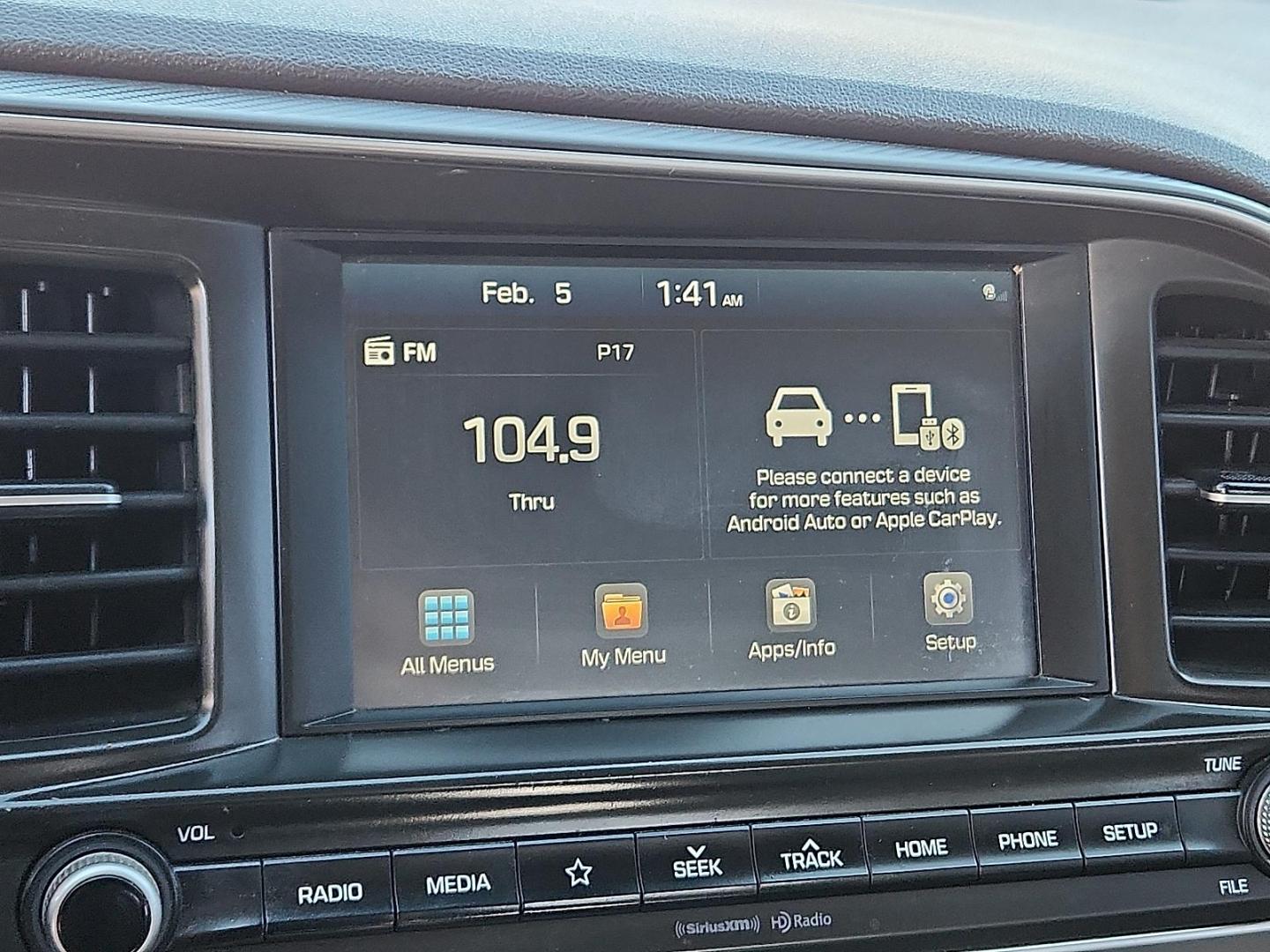 2020 WHITE Hyundai Elantra Value Edition (5NPD84LF9LH) with an Nu 2L I-4 DOHC, D-CVVT variable valve control, regular unleaded, engine with 147HP engine, located at 4110 Avenue Q, Lubbock, 79412, 33.556553, -101.855820 - 01/16/2026 KEY IN ENVELOPE GOD - Photo#8