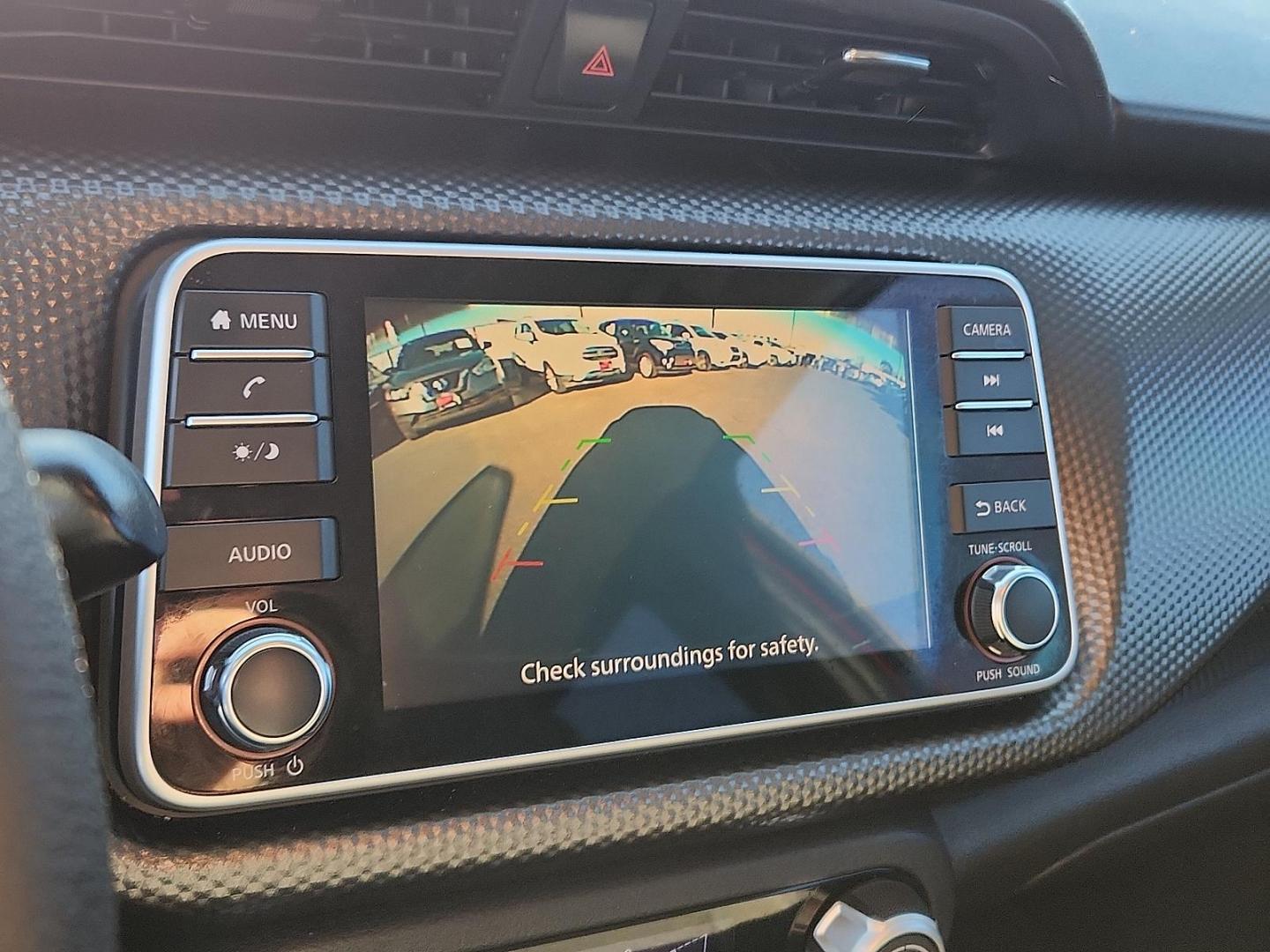 2020 RED Nissan Kicks SV Xtronic CVT (3N1CP5CV8LL) with an 1.6L I-4 DOHC, CVTCS variable valve control, regular unleaded, engine with 122HP engine, located at 4110 Avenue Q, Lubbock, 79412, 33.556553, -101.855820 - Photo#7