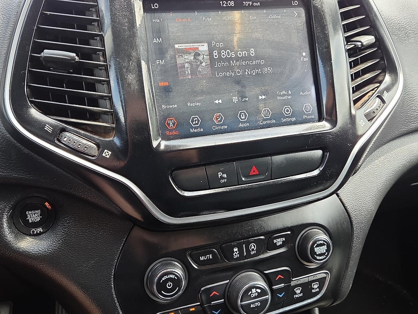 2020 Bright White Clearcoat - PW7 /Black - X9 Jeep Cherokee Limited FWD (1C4PJLDB8LD) with an MultiAir2 Tigershark 2.4L I-4 variable valve control, regular unleaded, engine with 180HP engine, located at 4110 Avenue Q, Lubbock, 79412, 33.556553, -101.855820- Photo#11