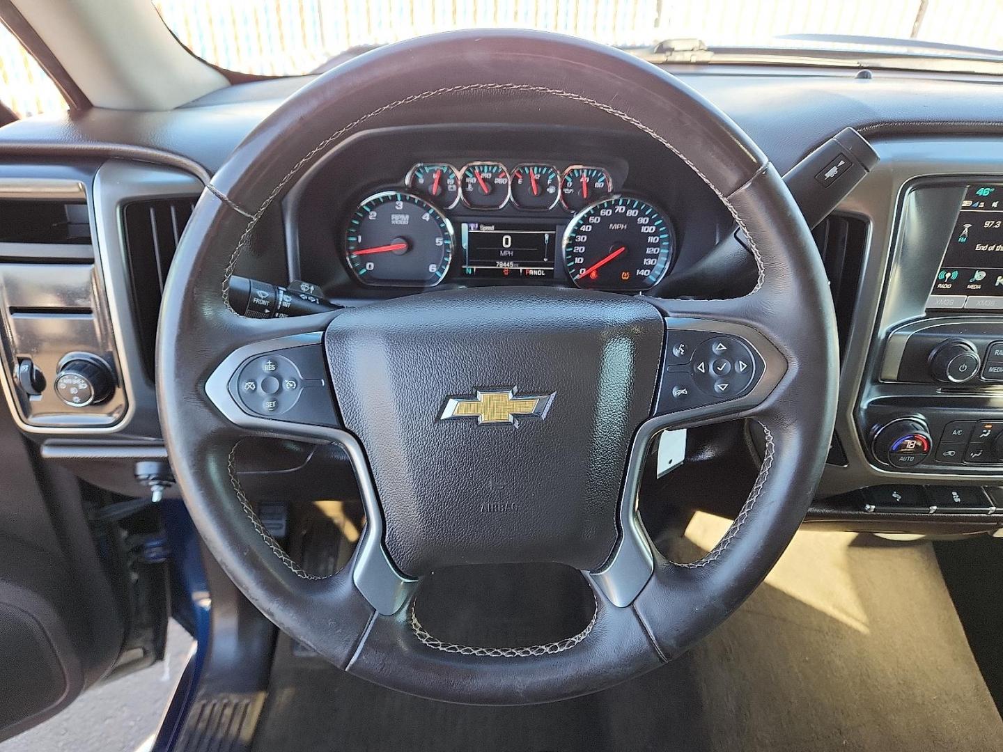 2017 BLUE Chevrolet Silverado 1500 1LT (3GCPCREC5HG) with an 720 CCA/80 Amp-Hr Maintenance Free HD Battery engine, located at 4110 Avenue Q, Lubbock, 79412, 33.556553, -101.855820 - 01/15/2026 KEY IN ENVELOPE GOD - Photo#10