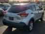 2019 SILVER Nissan Kicks S (3N1CP5CU6KL) with an 1.6L I-4 DOHC, CVTCS variable valve control, regular unleaded, engine with 122HP engine, located at 4110 Avenue Q, Lubbock, 79412, 33.556553, -101.855820 - Photo#1