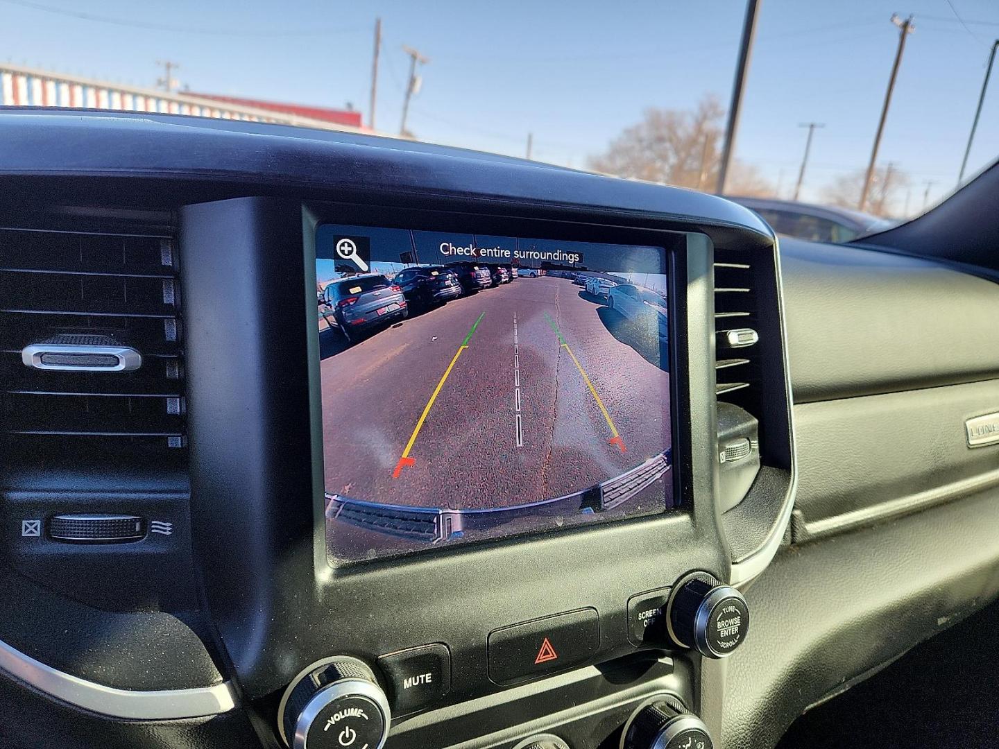 2021 Diamond Black Crystal Pearlcoat - PXJ /Diesel Gray/Black - X8 Ram 1500 Lone Star Crew Cab 4x2 5'7" Box (1C6RREFT9MN) with an HEMI 5.7L V-8 variable valve control, regular unleaded, engine with cylinder deactivation and 395HP engine, located at 4110 Avenue Q, Lubbock, 79412, 33.556553, -101.855820 - Photo#7