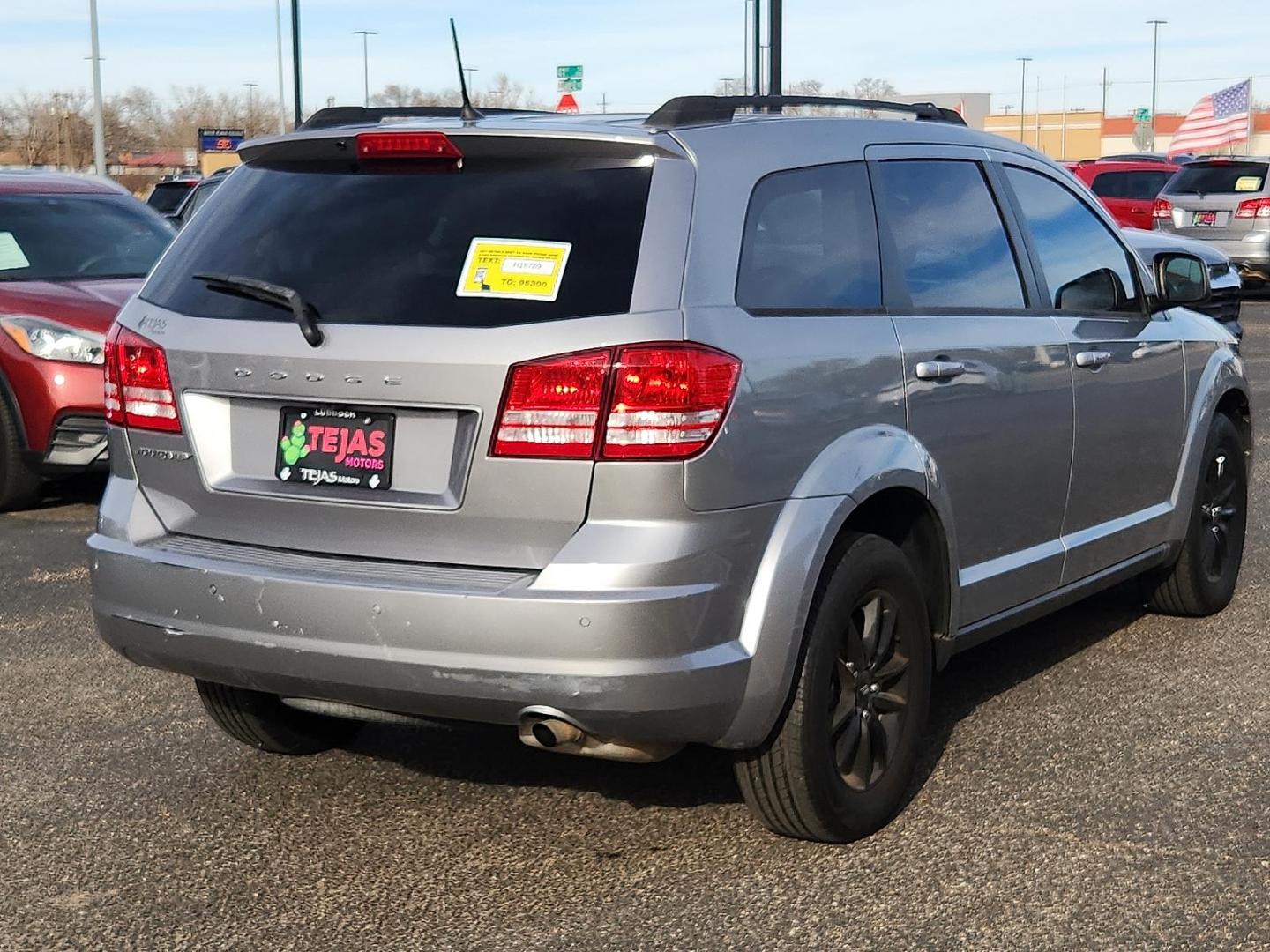 2020 SILVER /Black Dodge Journey SE Value (3C4PDCAB9LT) with an Tigershark MultiAir 2.4L I-4 DOHC, VVT variable valve control, regular unleaded, engine with 173HP engine, located at 4110 Avenue Q, Lubbock, 79412, 33.556553, -101.855820 - 01/17/2026 KEY IN ENVELOPE GOD - Photo#2