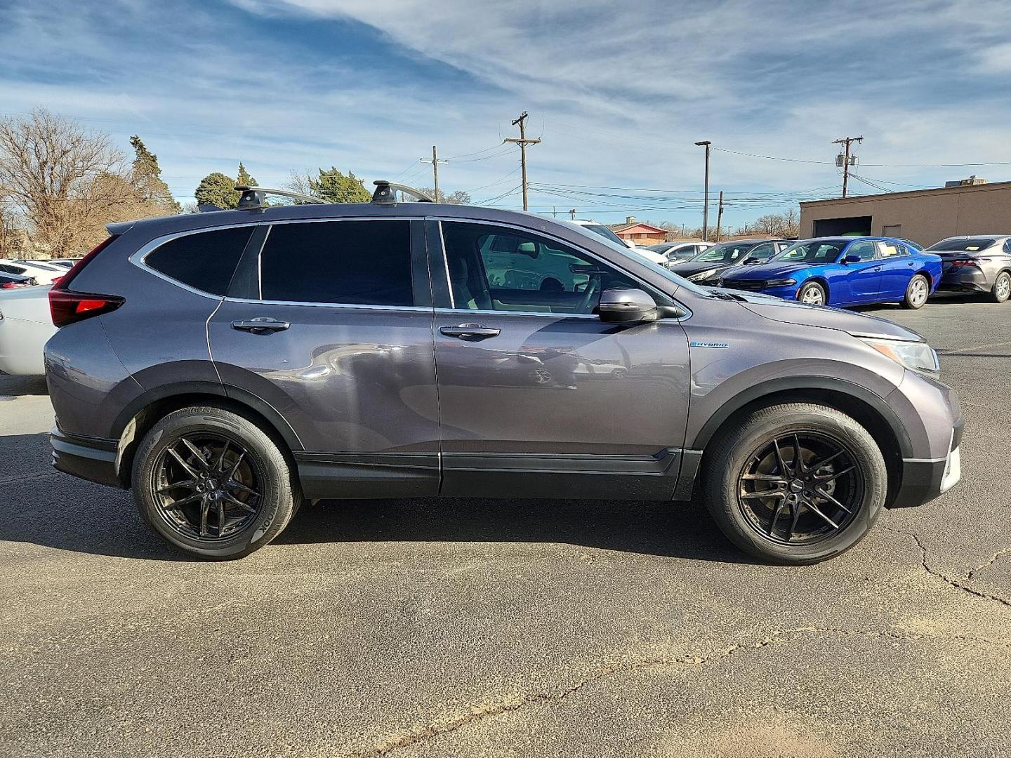 2020 GRAY /Tan Honda CR-V Hybrid EX (7FART6H57LE) with an 2L I-4 DOHC, i-VTEC variable valve control, regular unleaded, engine with 143HP engine, located at 4110 Avenue Q, Lubbock, 79412, 33.556553, -101.855820 - 01/16/2025 KEY IN ENVELOPE GOD - Photo#1