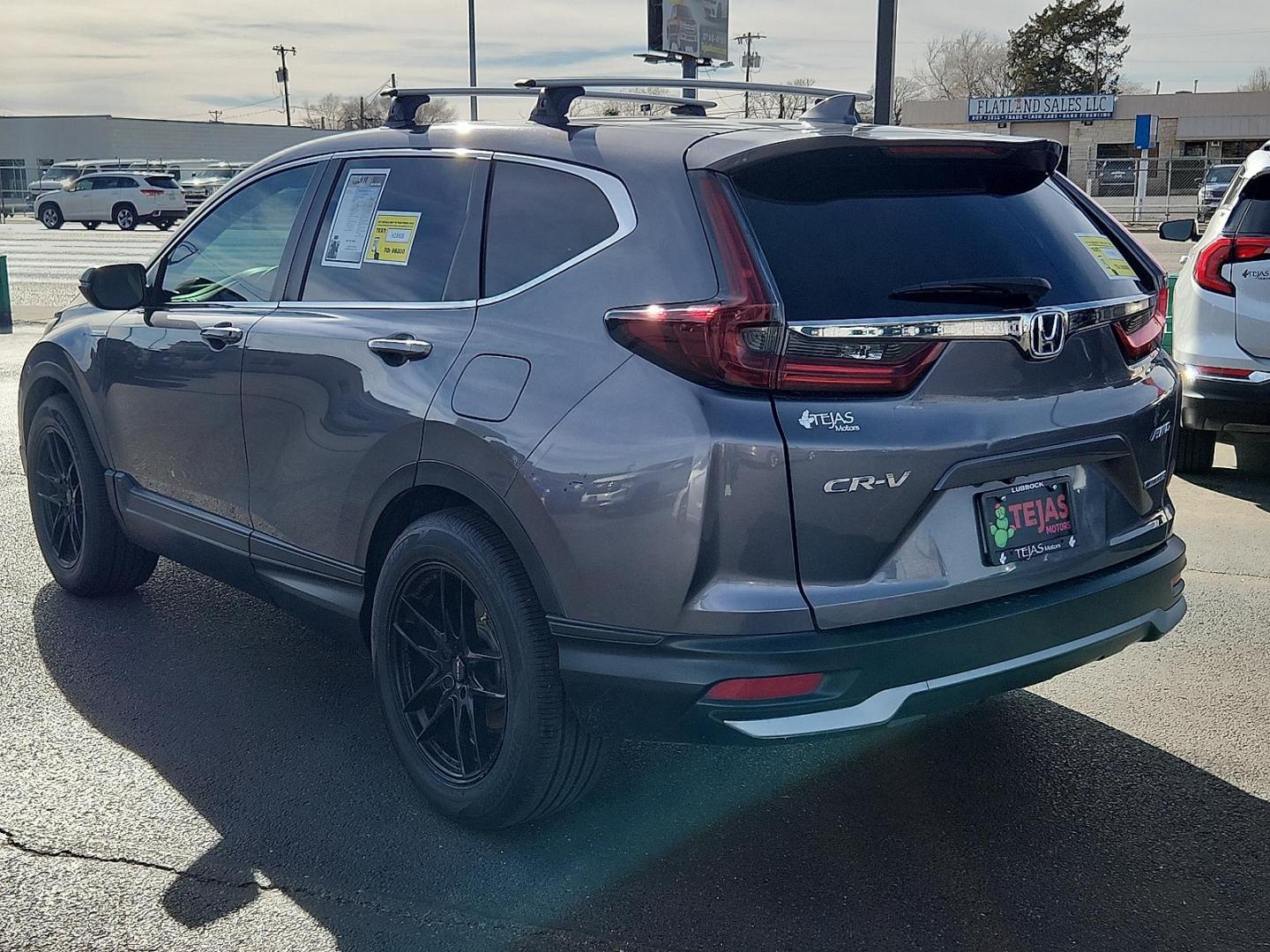 2020 GRAY /Tan Honda CR-V Hybrid EX (7FART6H57LE) with an 2L I-4 DOHC, i-VTEC variable valve control, regular unleaded, engine with 143HP engine, located at 4110 Avenue Q, Lubbock, 79412, 33.556553, -101.855820 - 01/16/2025 KEY IN ENVELOPE GOD - Photo#3