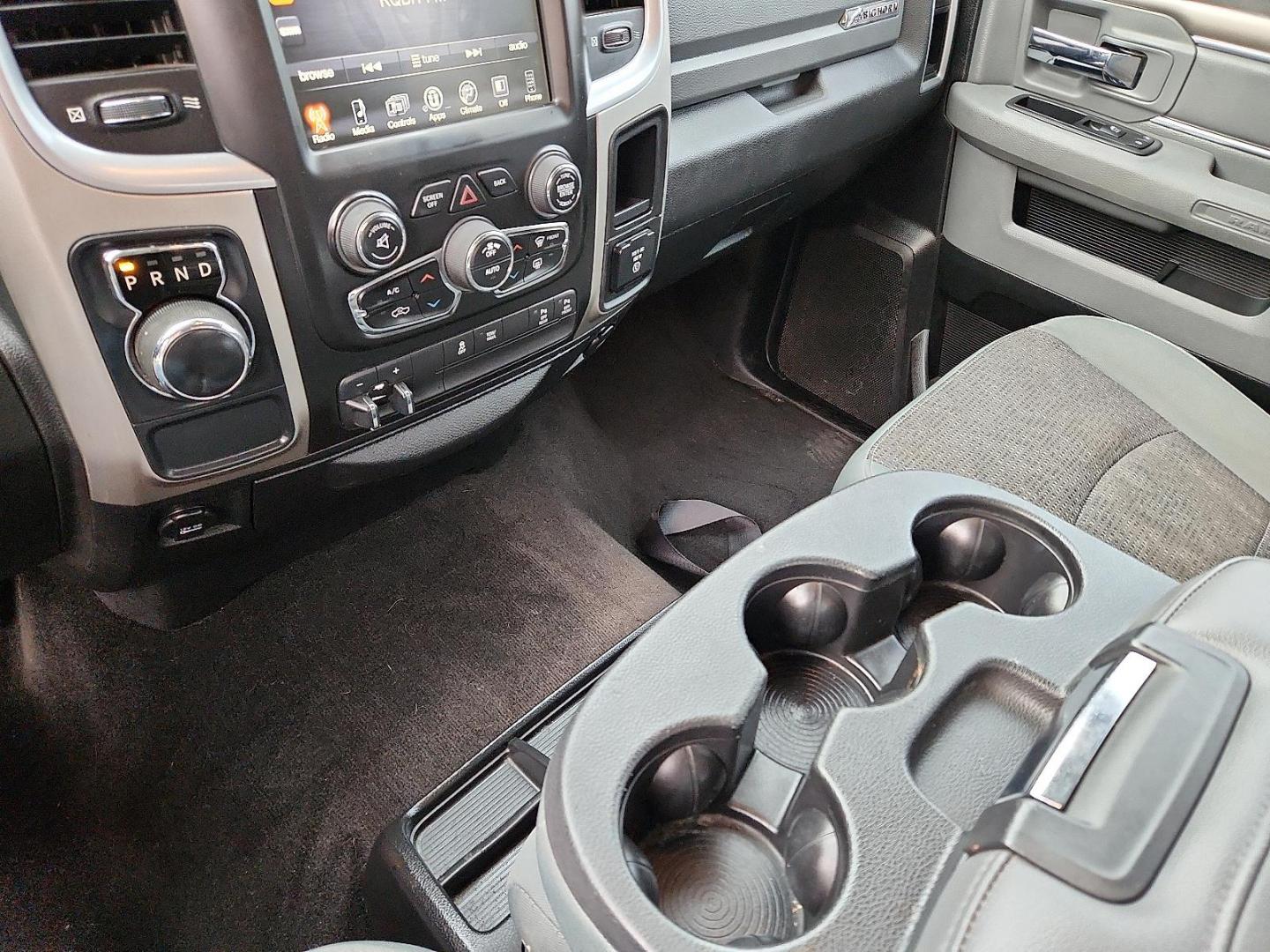 2017 WHITE Ram 1500 Big Horn Crew Cab 4x2 5'7" Box (1C6RR6LT2HS) with an HEMI 5.7L V-8 variable valve control, regular unleaded, engine with cylinder deactivation and 395HP engine, located at 4110 Avenue Q, Lubbock, 79412, 33.556553, -101.855820 - Photo#11