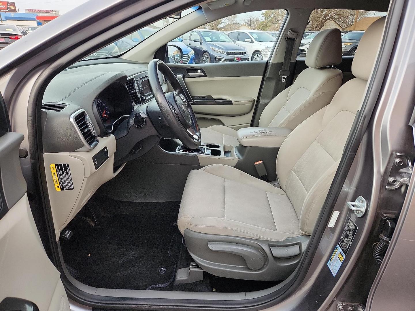 2017 SILVER Kia Sportage LX (KNDPM3AC3H7) with an Theta II 2.4L I-4 gasoline direct injection, DOHC, D-CVVT variable valve control, regular unleaded, engine with 181HP engine, located at 4110 Avenue Q, Lubbock, 79412, 33.556553, -101.855820 - 01/17/2026 KEY IN ENVELOPE GOD - Photo#6