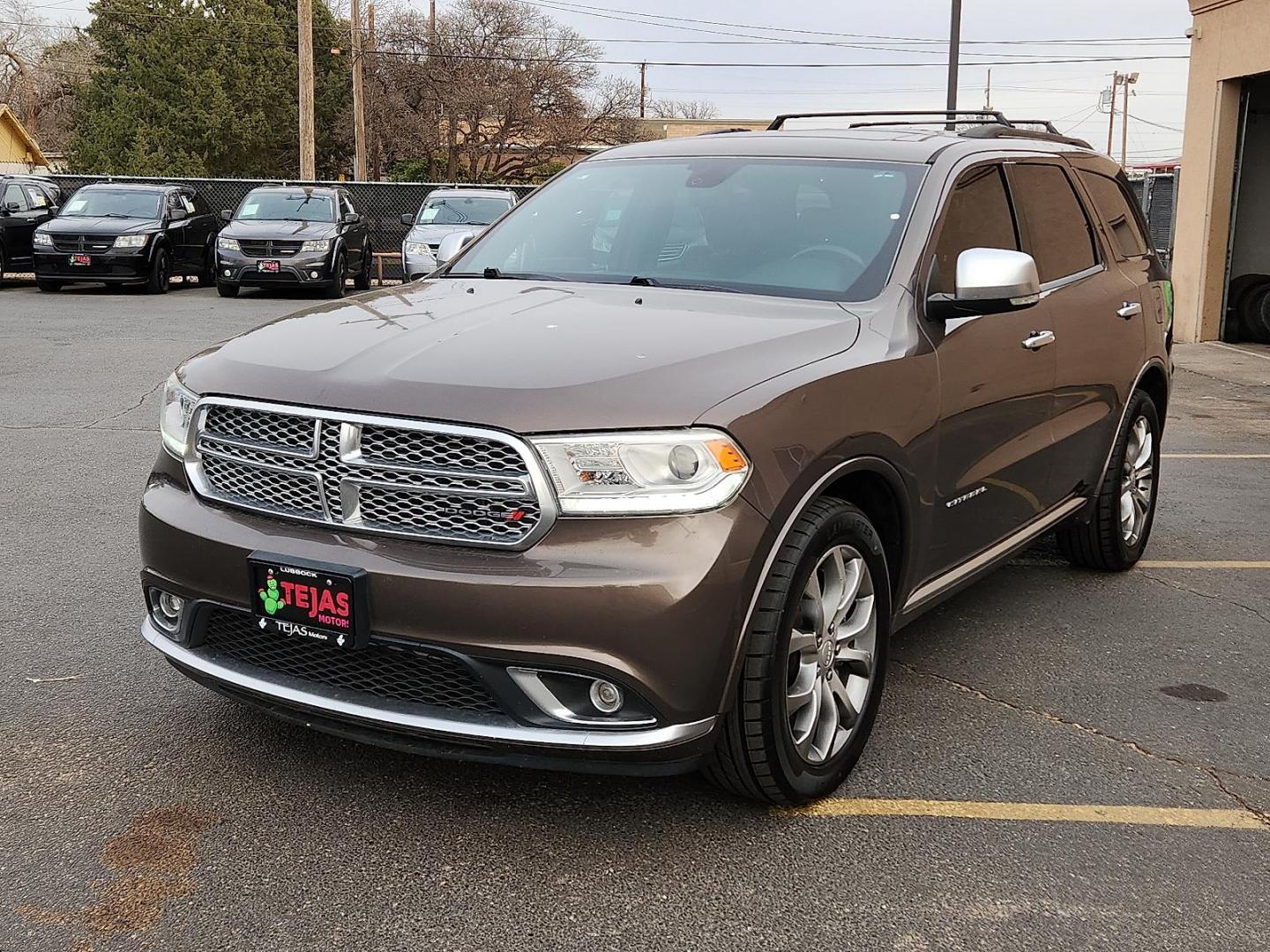 2017 BROWN Dodge Durango Citadel Anodized Platinum RWD (1C4SDHET6HC) with an HEMI 5.7L V-8 variable valve control, regular unleaded, engine with cylinder deactivation and 360HP engine, located at 4110 Avenue Q, Lubbock, 79412, 33.556553, -101.855820 - 01/20/2026 KEY IN ENVELOPE GOD - Photo#3