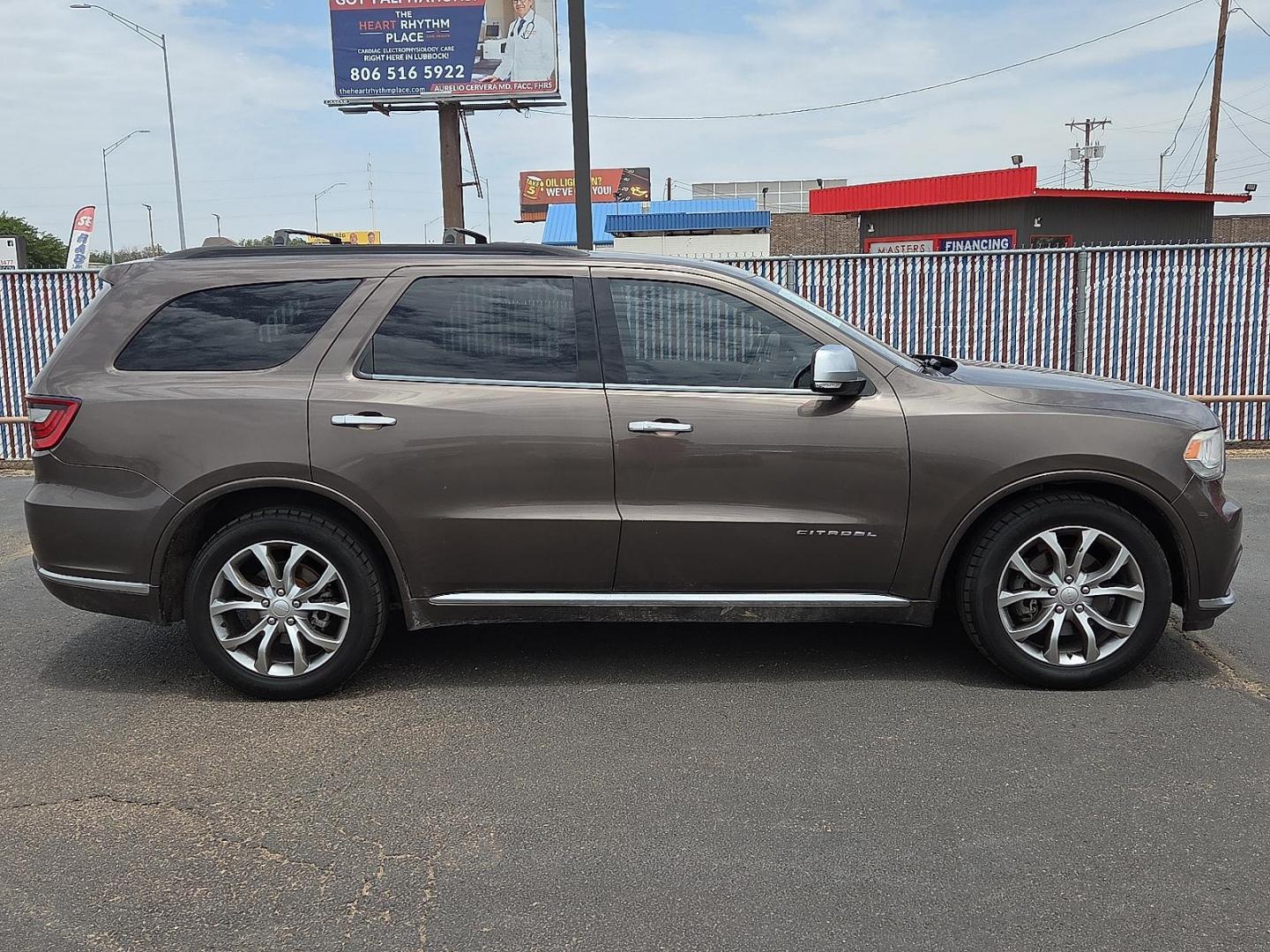 2017 Bomber Brown Pearlcoat - PTW /Black - X9 Dodge Durango Citadel Anodized Platinum RWD (1C4SDHET6HC) with an HEMI 5.7L V-8 variable valve control, regular unleaded, engine with cylinder deactivation and 360HP engine, located at 4110 Avenue Q, Lubbock, 79412, 33.556553, -101.855820- Photo#1
