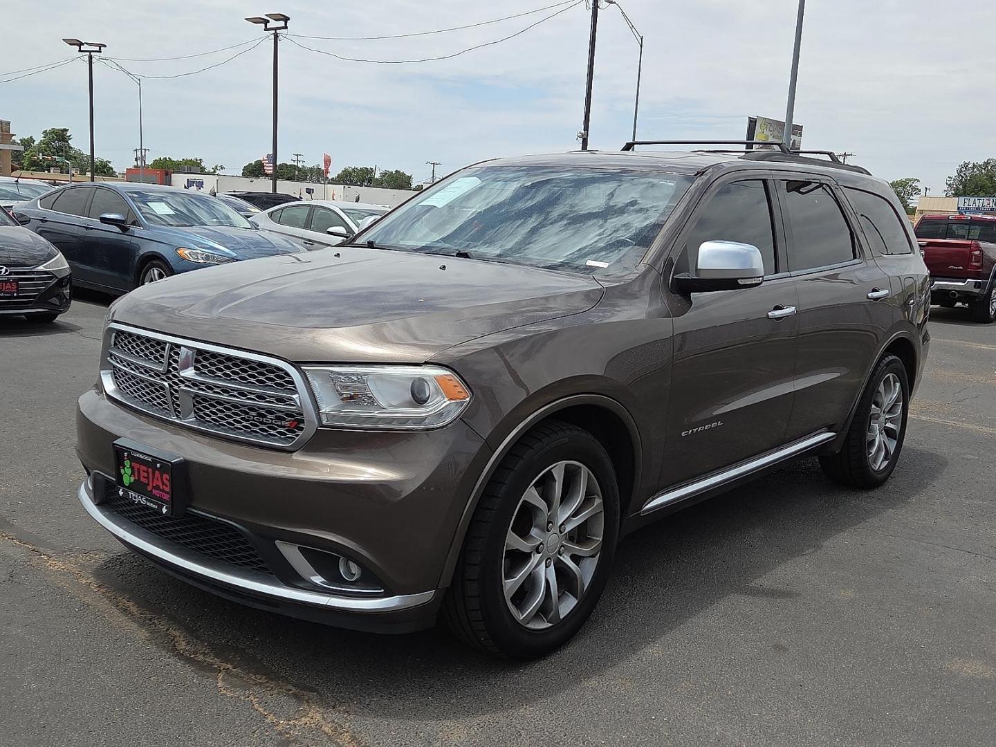 2017 Bomber Brown Pearlcoat - PTW /Black - X9 Dodge Durango Citadel Anodized Platinum RWD (1C4SDHET6HC) with an HEMI 5.7L V-8 variable valve control, regular unleaded, engine with cylinder deactivation and 360HP engine, located at 4110 Avenue Q, Lubbock, 79412, 33.556553, -101.855820- Photo#4