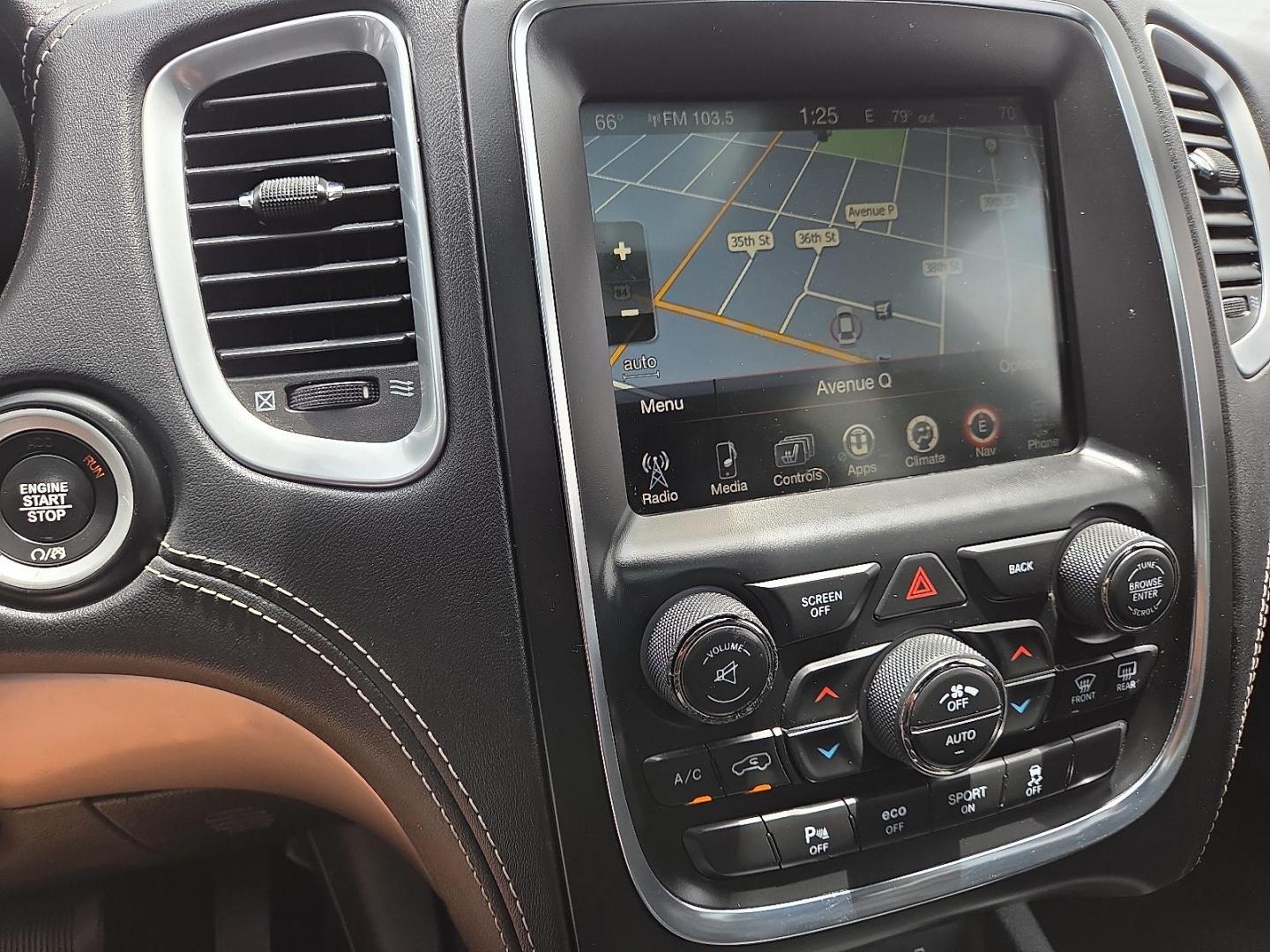 2017 Bomber Brown Pearlcoat - PTW /Black - X9 Dodge Durango Citadel Anodized Platinum RWD (1C4SDHET6HC) with an HEMI 5.7L V-8 variable valve control, regular unleaded, engine with cylinder deactivation and 360HP engine, located at 4110 Avenue Q, Lubbock, 79412, 33.556553, -101.855820- Photo#10
