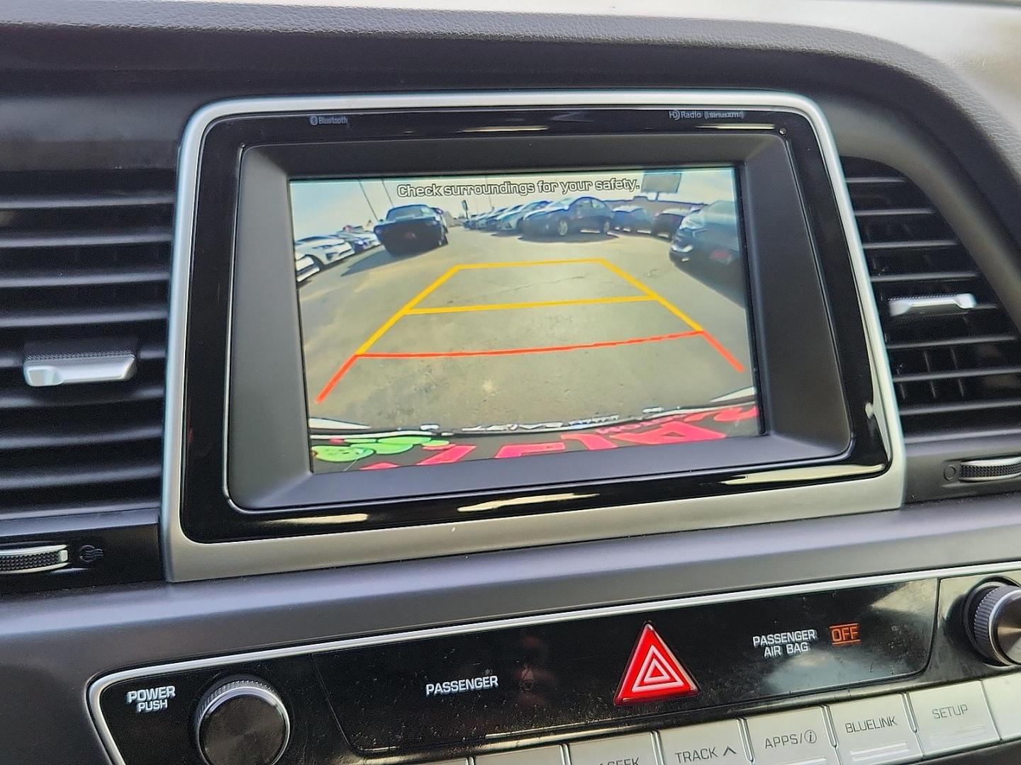 2019 WHITE /Black - CT Hyundai Sonata SEL (5NPE34AF3KH) with an 2.4L I-4 gasoline direct injection, DOHC, D-CVVT variable valve control, regular unleaded, engine with 185HP engine, located at 4110 Avenue Q, Lubbock, 79412, 33.556553, -101.855820 - 01/23/2026 KEY IN ENVELOPE GOD - Photo#10