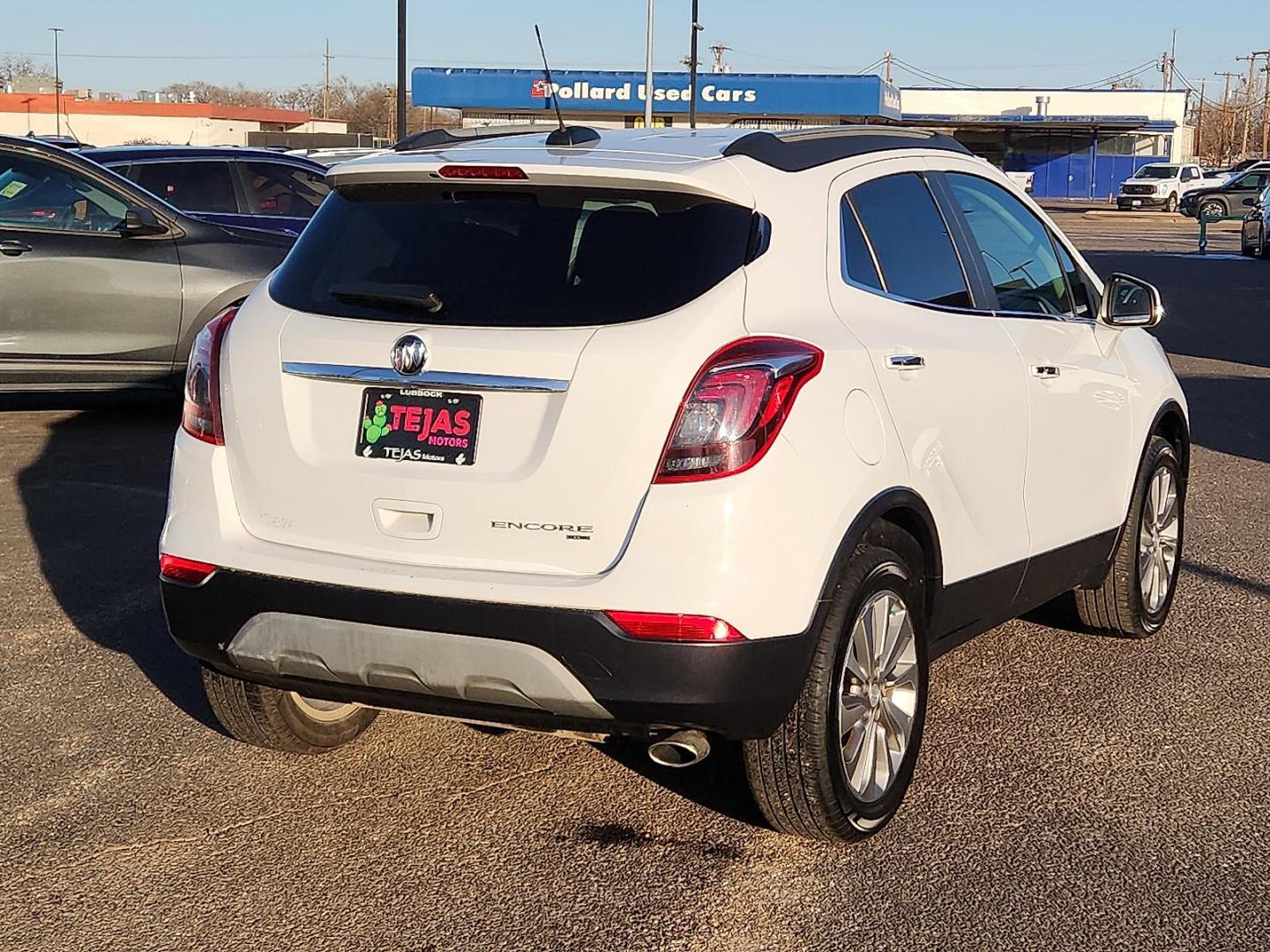 2019 WHITE Buick Encore AWD Preferred (KL4CJESBXKB) with an Ecotec 1.4L I-4 DOHC, variable valve control, intercooled turbo, regular unleaded, engine with 138HP engine, located at 4110 Avenue Q, Lubbock, 79412, 33.556553, -101.855820 - 01/23/2026 KEY IN ENVELOPE GOD - Photo#1