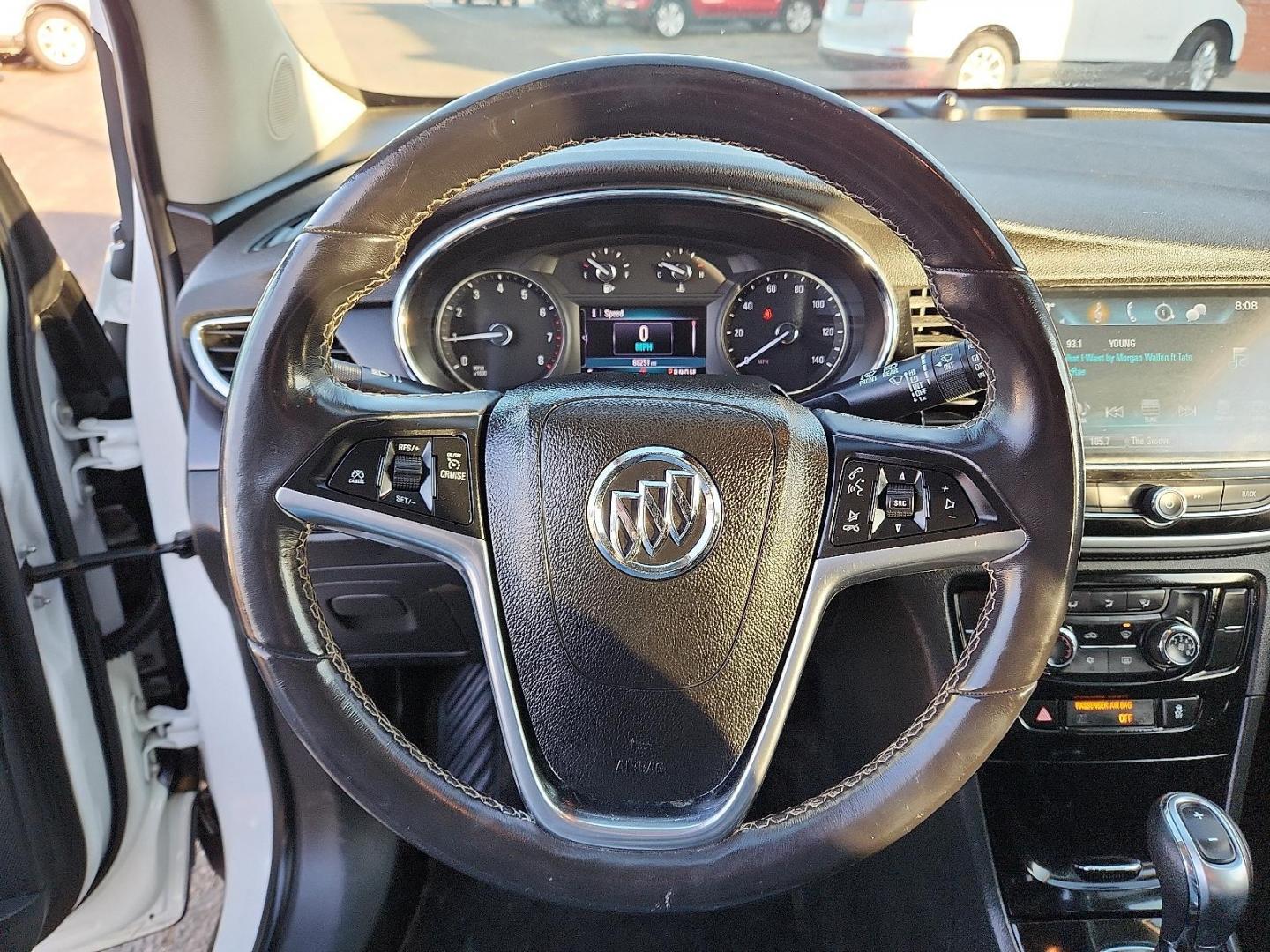 2019 WHITE Buick Encore AWD Preferred (KL4CJESBXKB) with an Ecotec 1.4L I-4 DOHC, variable valve control, intercooled turbo, regular unleaded, engine with 138HP engine, located at 4110 Avenue Q, Lubbock, 79412, 33.556553, -101.855820 - 01/23/2026 KEY IN ENVELOPE GOD - Photo#10