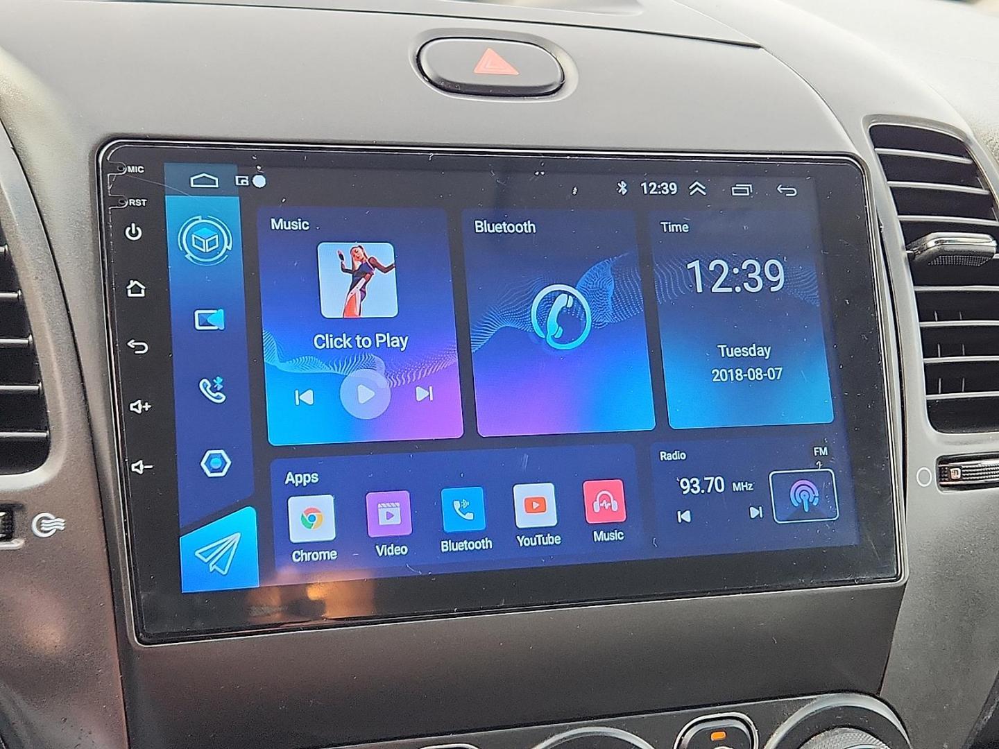 2018 BLACK Kia Forte LX (3KPFK4A78JE) with an 2L I-4 DOHC, D-CVVT variable valve control, regular unleaded, engine with 147HP engine, located at 4110 Avenue Q, Lubbock, 79412, 33.556553, -101.855820 - 01/29/2026 KEY IN ENVELOPE GOD - Photo#7