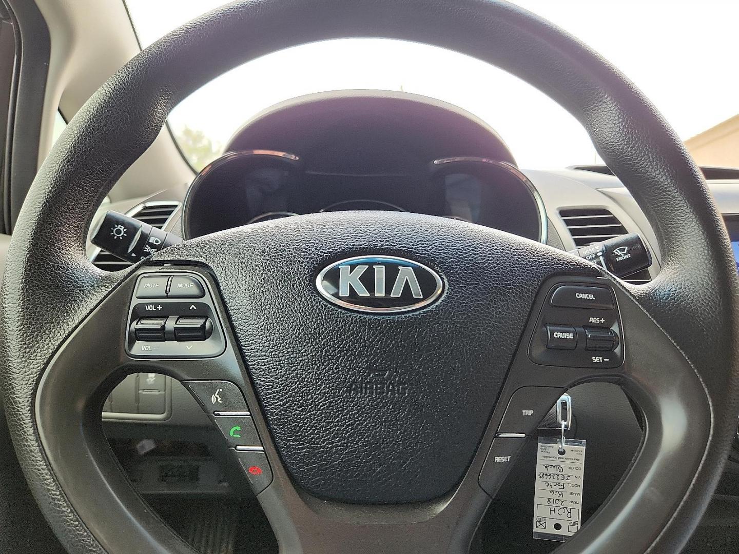 2018 Aurora Black - ABP /Gray - BGG Kia Forte LX (3KPFK4A78JE) with an 2L I-4 DOHC, D-CVVT variable valve control, regular unleaded, engine with 147HP engine, located at 4110 Avenue Q, Lubbock, 79412, 33.556553, -101.855820 - Photo#10