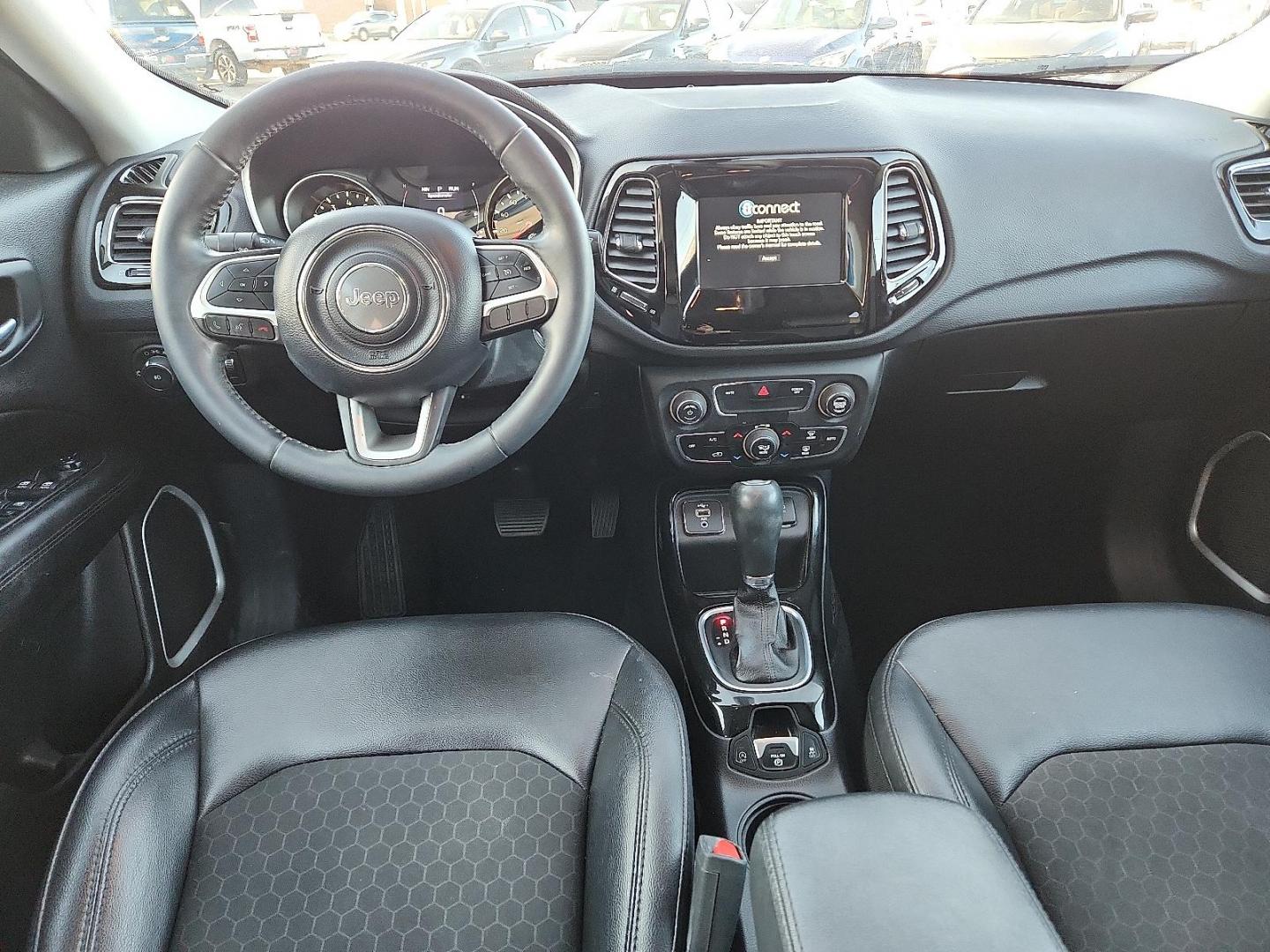 2019 BLUE Jeep Compass Altitude FWD (3C4NJCBB3KT) with an 2.4L I-4 variable valve control, regular unleaded, engine with 180HP engine, located at 4110 Avenue Q, Lubbock, 79412, 33.556553, -101.855820 - Photo#5