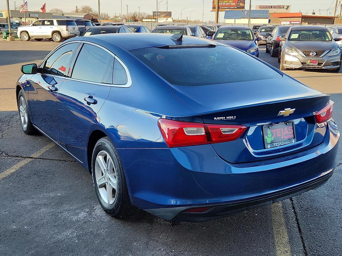 2019 BLUE Chevrolet Malibu 1LS (1G1ZB5ST8KF) with an ECOTEC 1.5L I-4 gasoline direct injection, DOHC, VVT variable valve control, intercooled turbo, regular unleaded, engine with 160HP engine, located at 4110 Avenue Q, Lubbock, 79412, 33.556553, -101.855820 - 01/29/2026 KEY IN ENVELOPE GOD - Photo#2