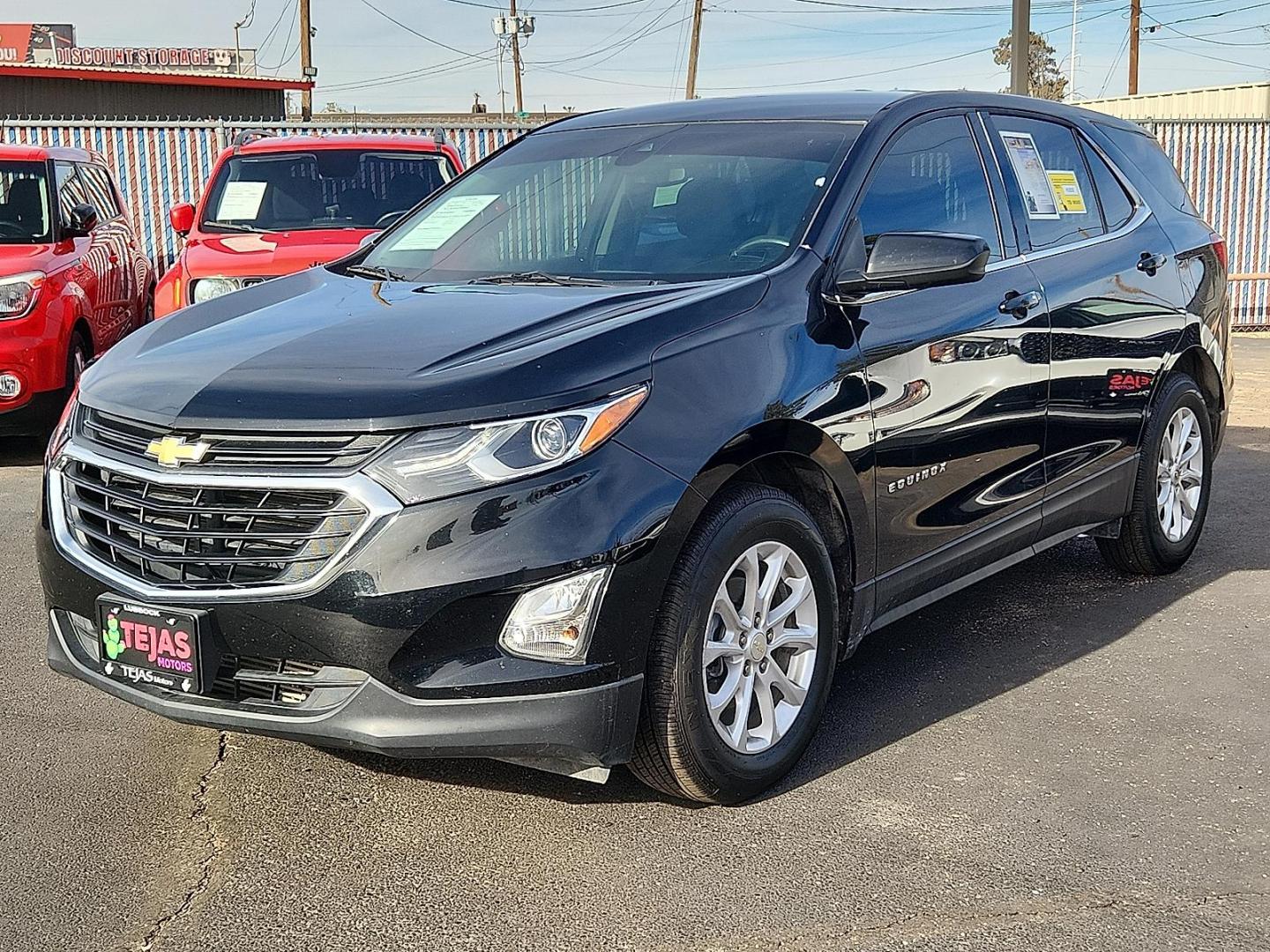 2020 BLACK /Grey Chevrolet Equinox FWD LT 1.5L Turbo (3GNAXKEV8LL) with an 1.5L I-4 gasoline direct injection, DOHC, VVT variable valve control, intercooled turbo, regular unleaded, engine with 170HP engine, located at 4110 Avenue Q, Lubbock, 79412, 33.556553, -101.855820 - 01/23/2026 KEY IN ENVELOPE GOD - Photo#3